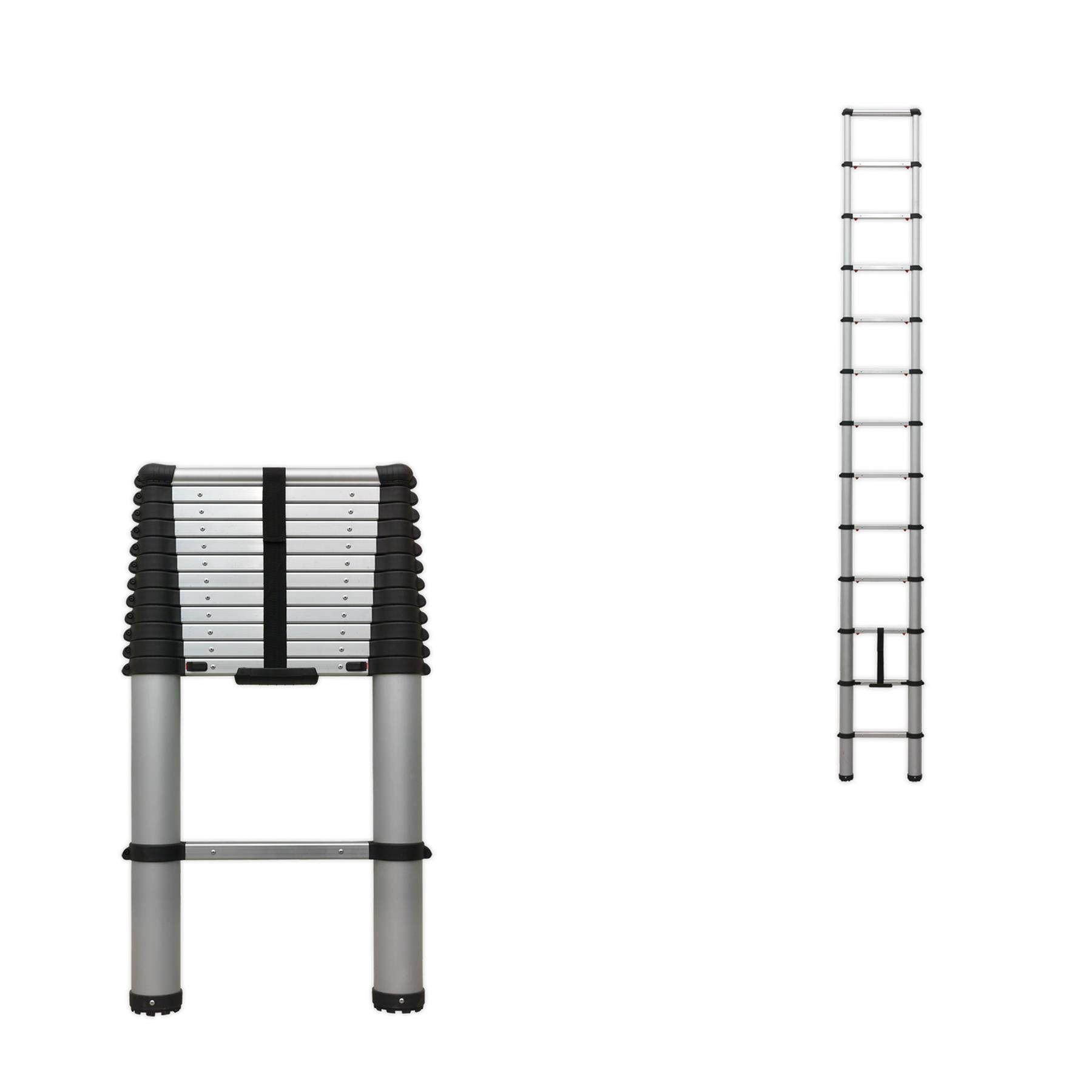 Sealey Aluminium Telescopic Ladder 13-Tread EN 131