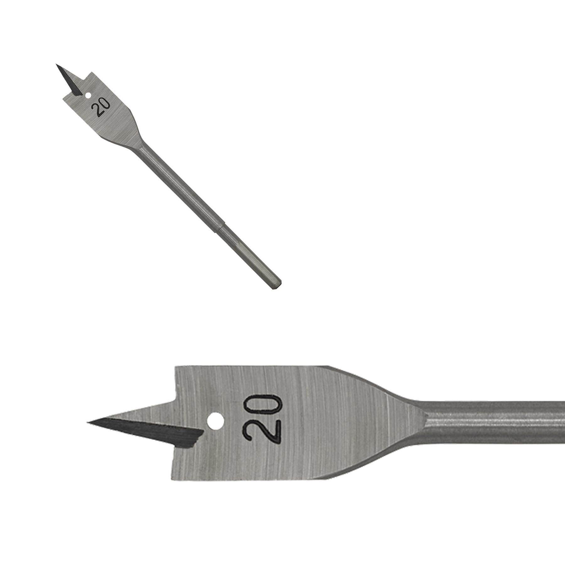 Sealey Flat Wood Bit Ø20mm x 152mm Fully Hardened