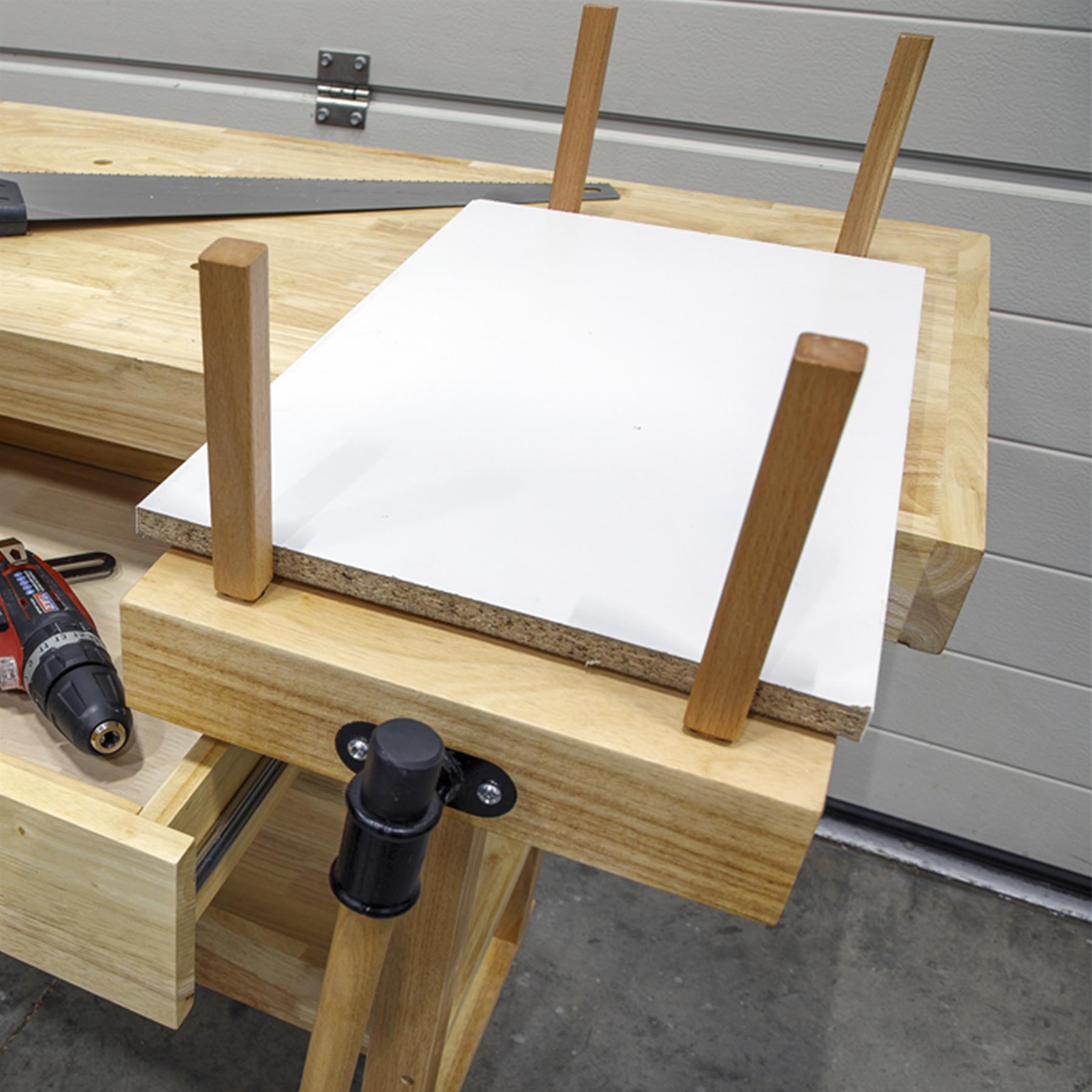 Sealey Woodworking Bench with 4 Drawers 1.52m