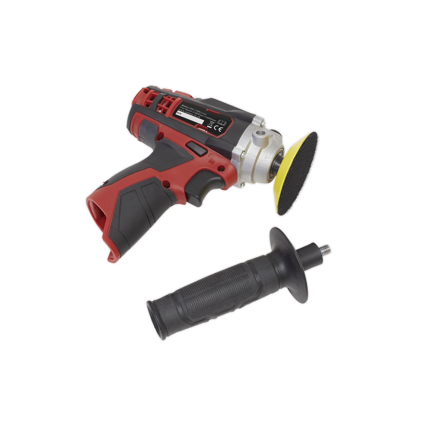 Sealey Cordless Polisher Ø71mm 12V Lithium-ion - Body Only