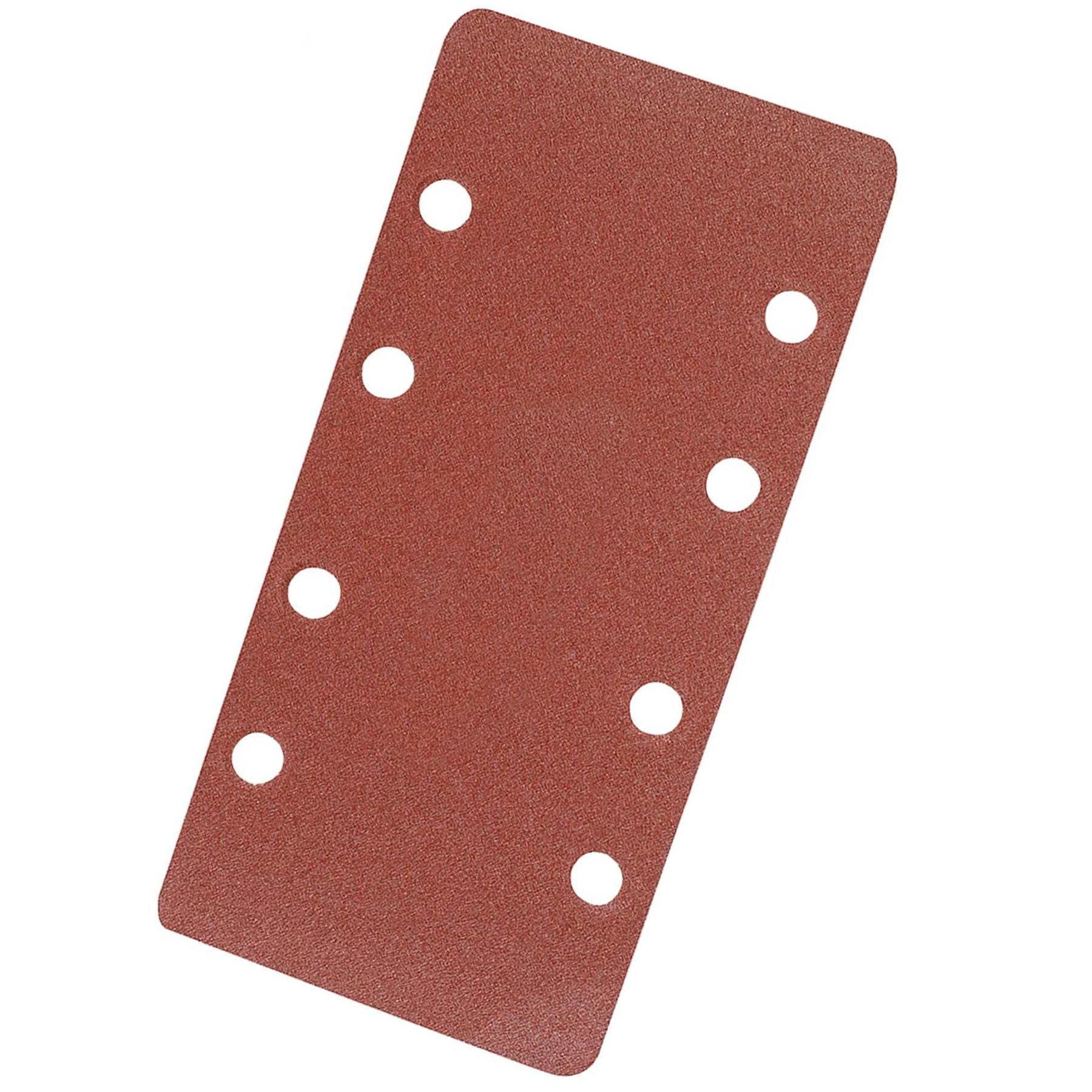 1/2 Punched Sanding Sheets 10Pk Grit 60 Hook & Loop Aluminium Oxide Construction