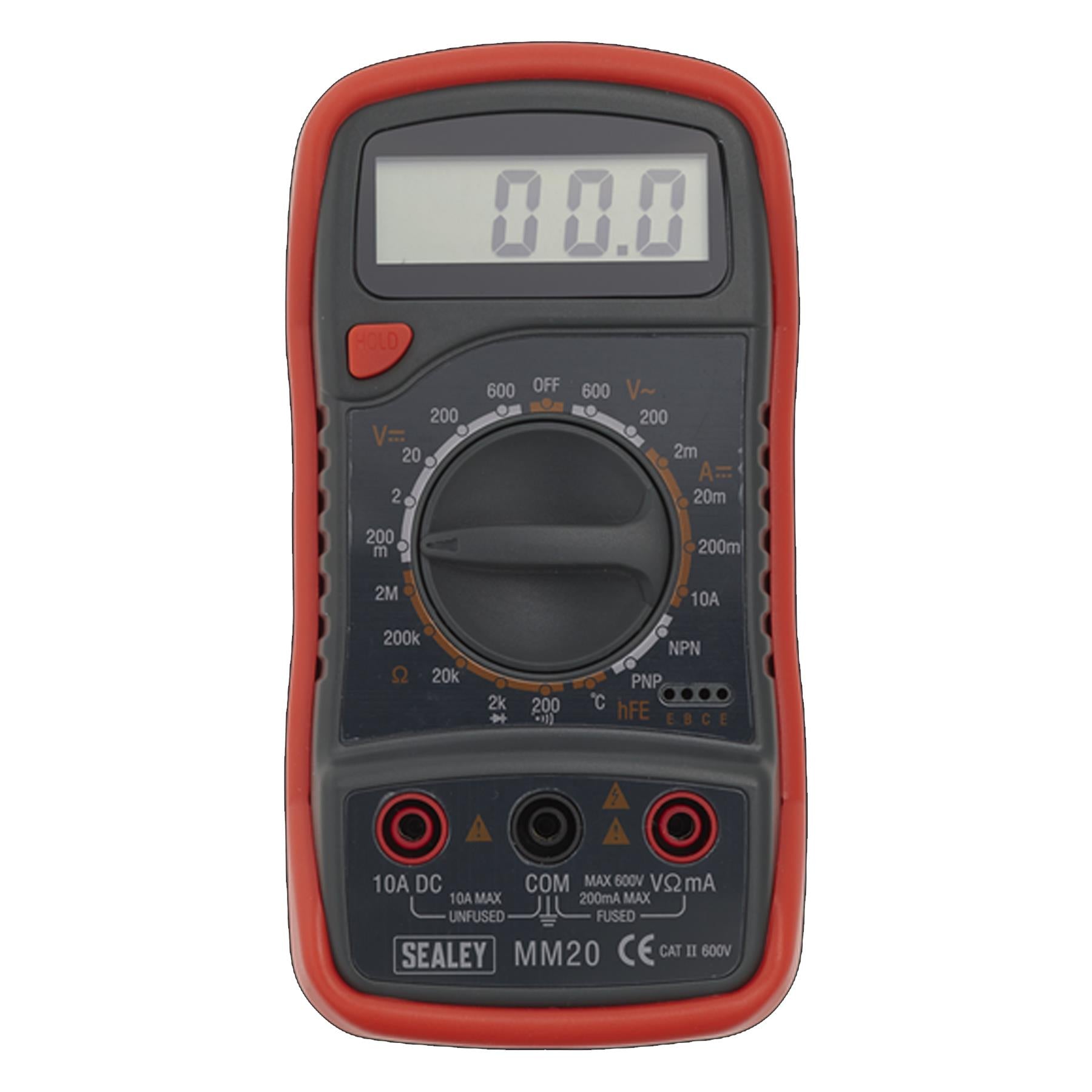 Sealey Digital Multimeter 8-Function with Thermocouple