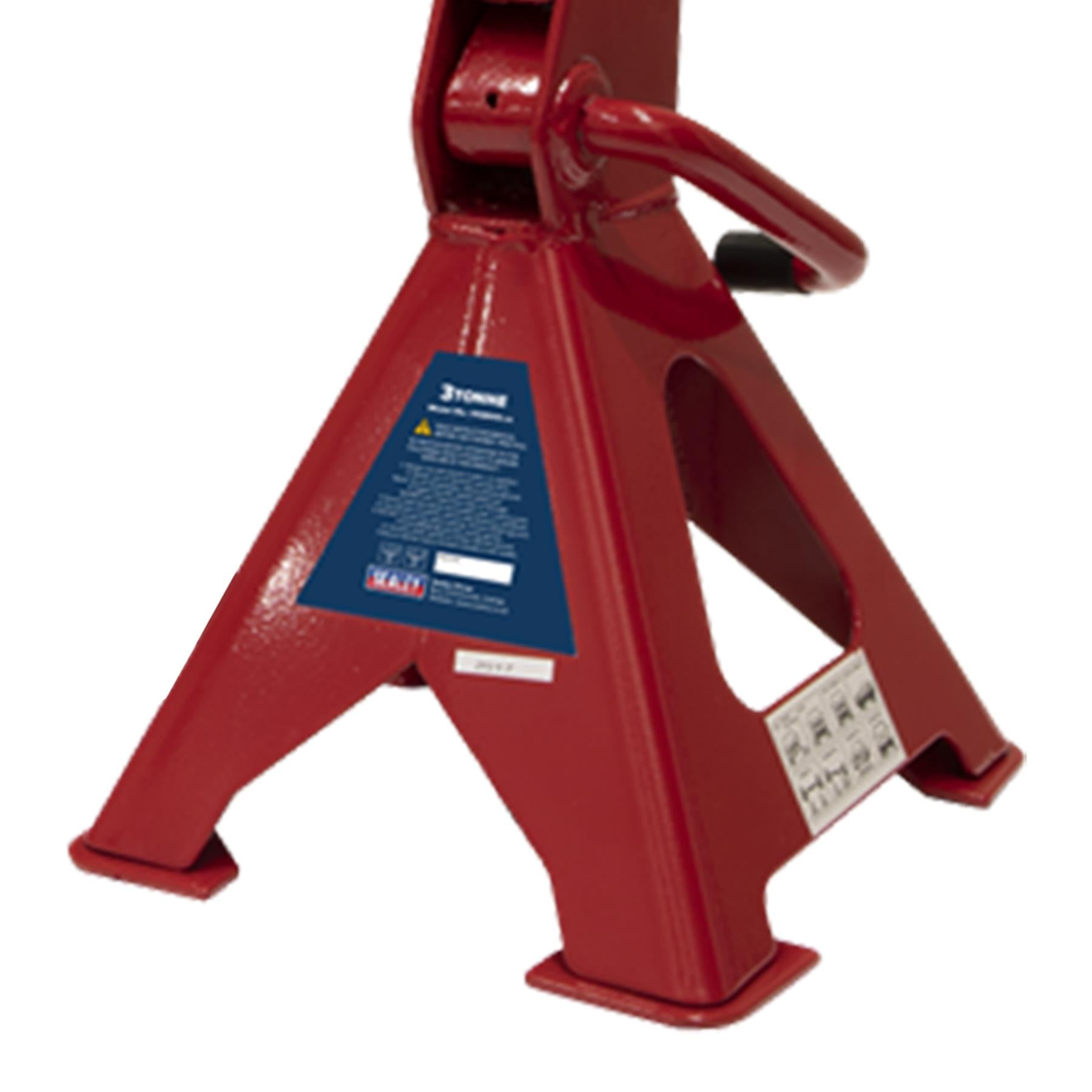 Sealey Axle Stands (Pair) 3tonne Capacity per Stand Ratchet Type