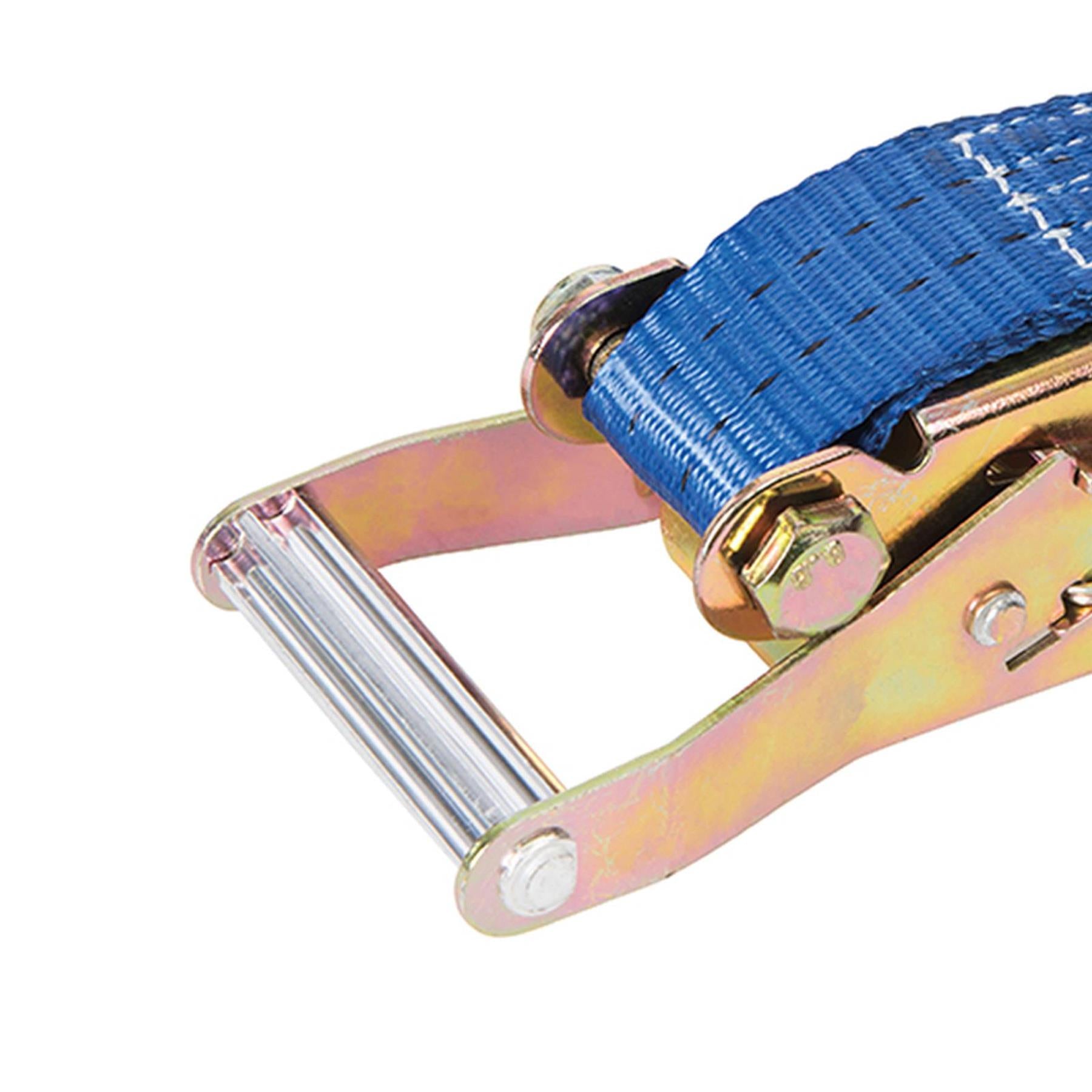 Ratchet Strap 6m x 38mm Pair of Heavy Duty Tie Down J Hook 1950kg