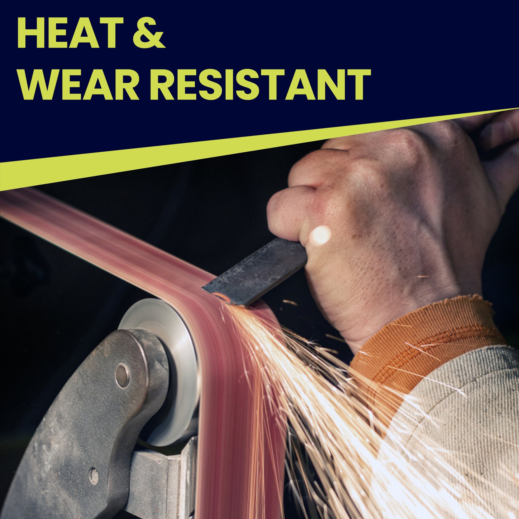 330mm x 10mm 80G Belt Power Finger File Sander Abrasive Sanding Belts 10pk