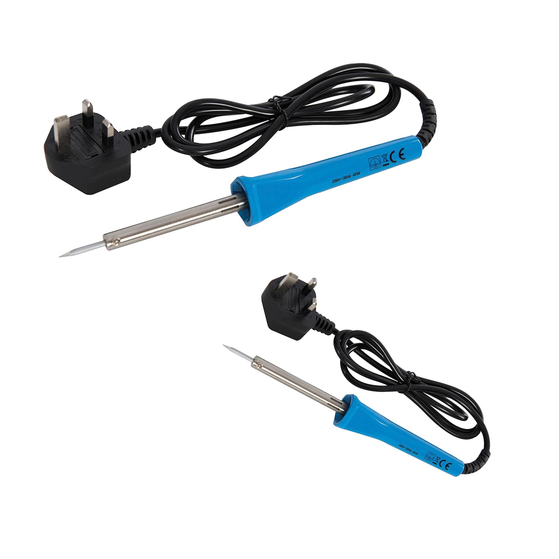 Soldering Iron 40W Uk Electrical Circuit Computer Repair Wiring Cables