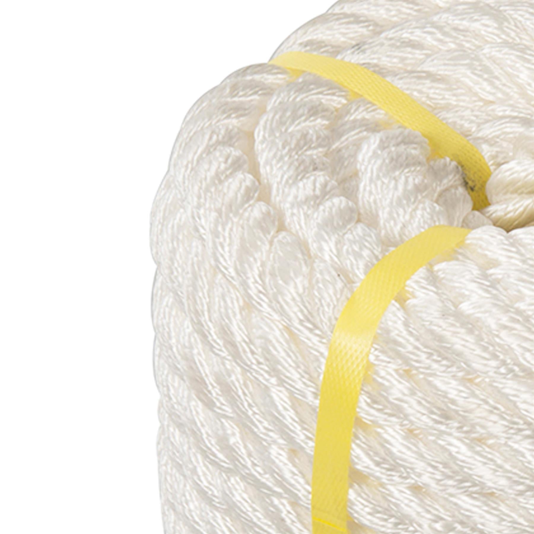 Gin Wheel Rope With Hook Synthetic 20M Lifting Rope 2.5 Tonne Breaking Strenght