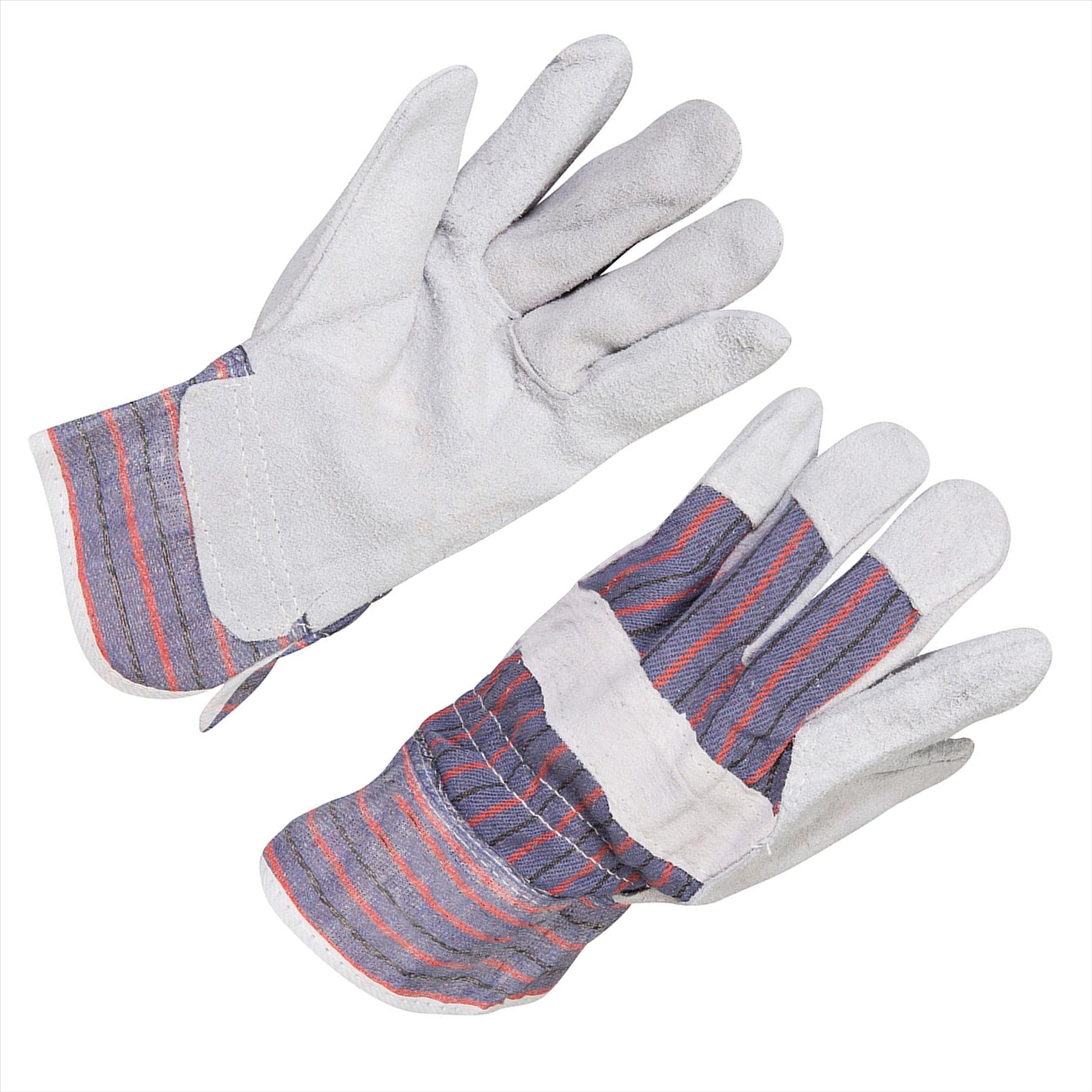 1 X Rigger Gloves Chrome Leather Quality Safety For Construction And General Use