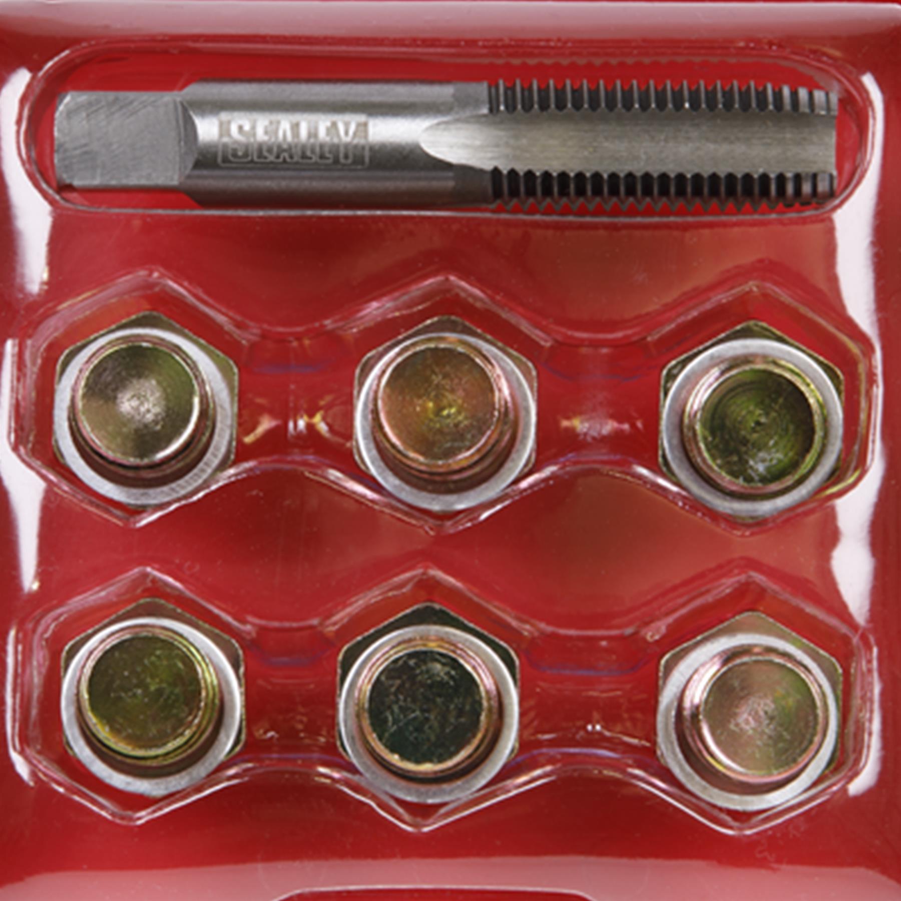 Sealey Oil Drain Plug Thread Repair Set - M13