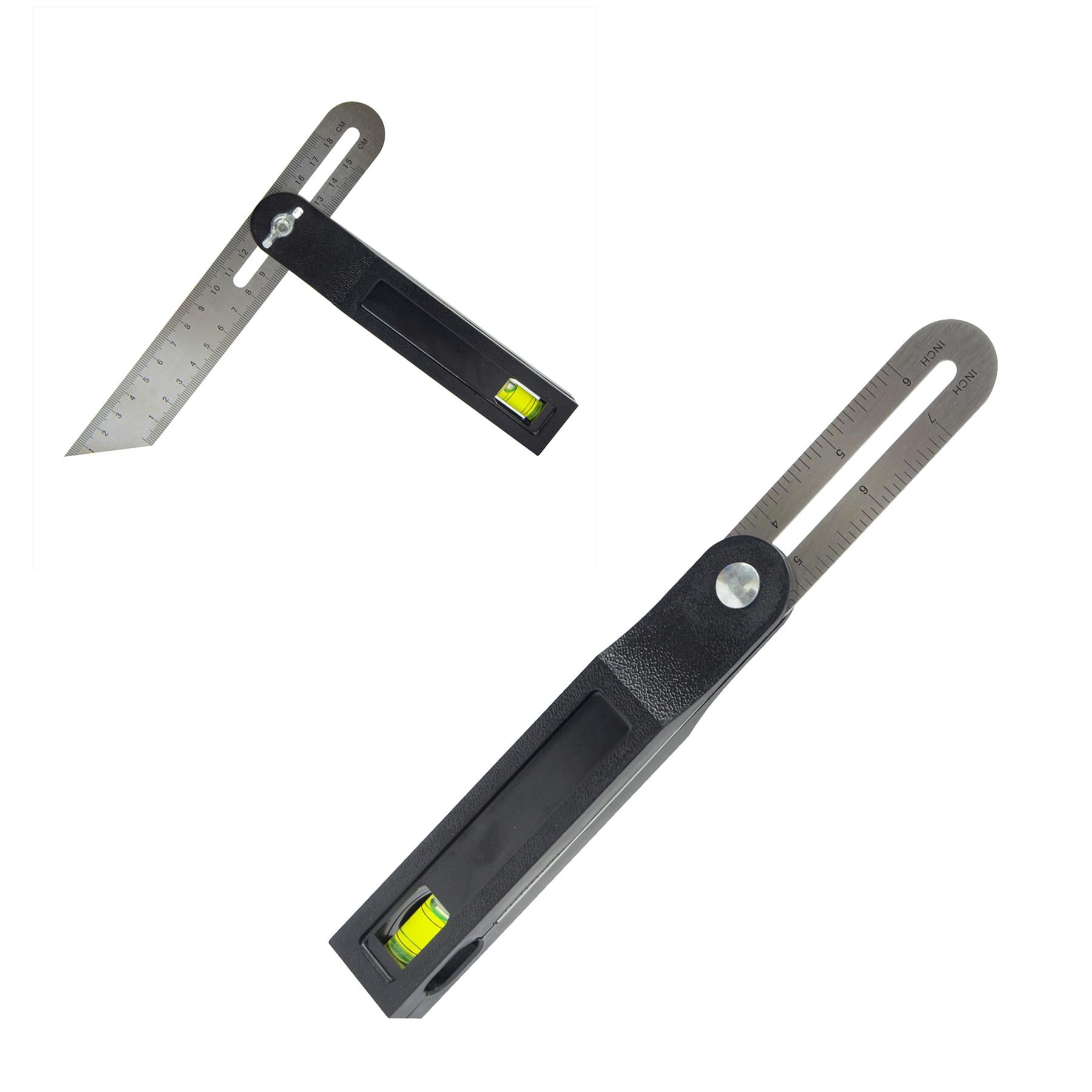 ADJUSTABLE BEVEL LEVEL SLIDING CARPENTERS GAUGE ANGLE FINDER WOOD MARKING TOOL