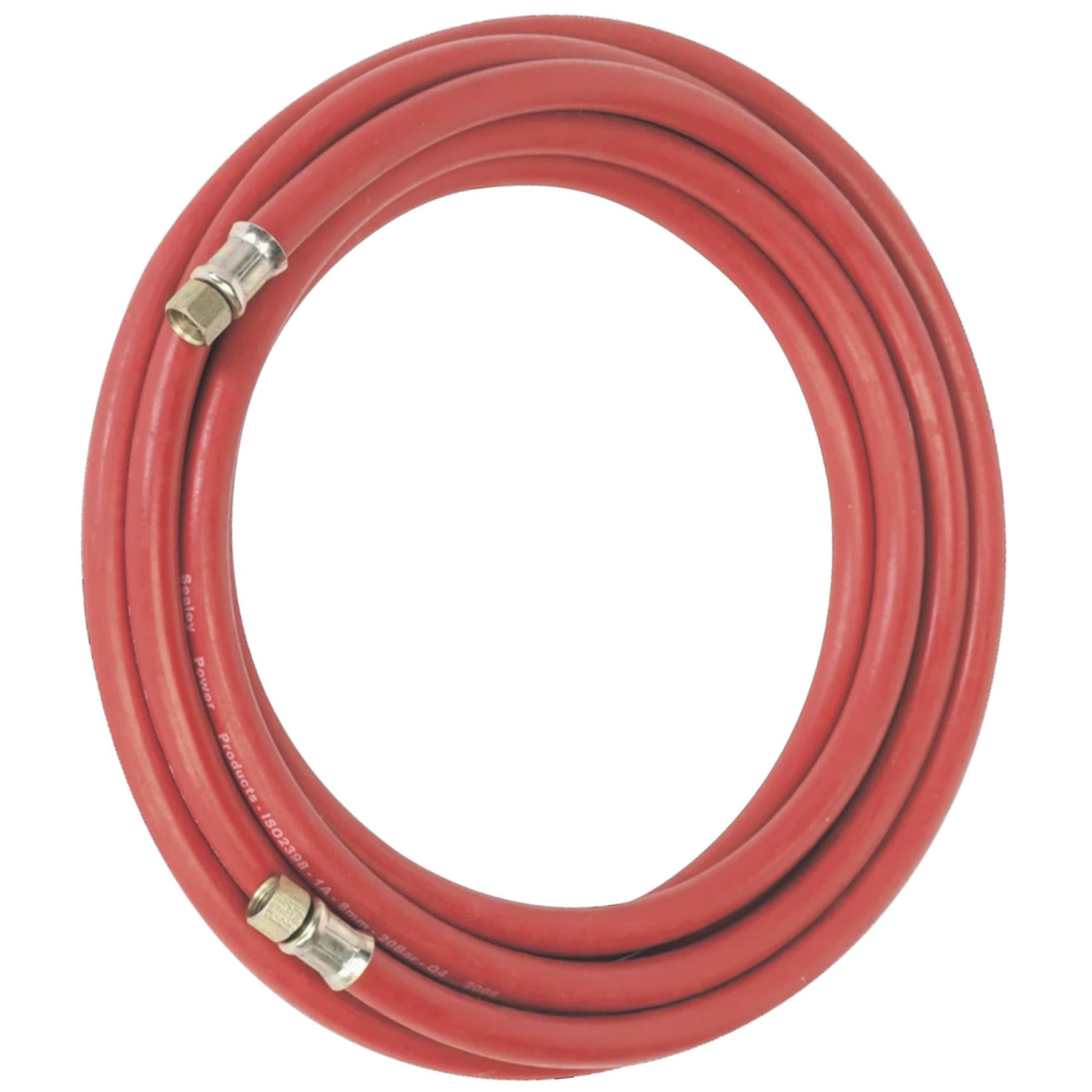 Sealey Air Hose 5m x �8mm with 1/4"BSP Unions
