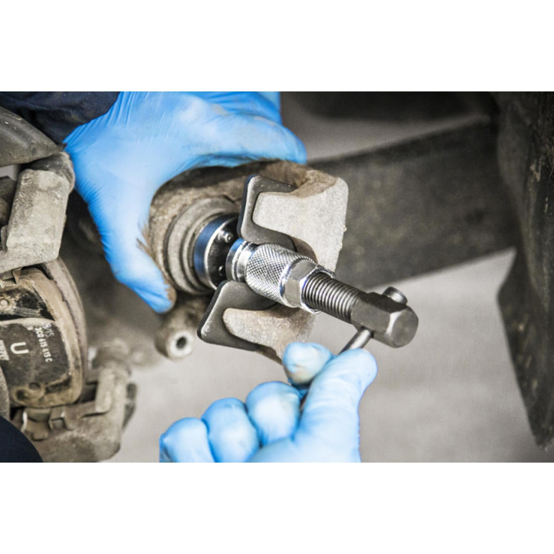 BlueSpot Brake Caliper Piston Rewind Tool Right Handed Set Wind Back Kit