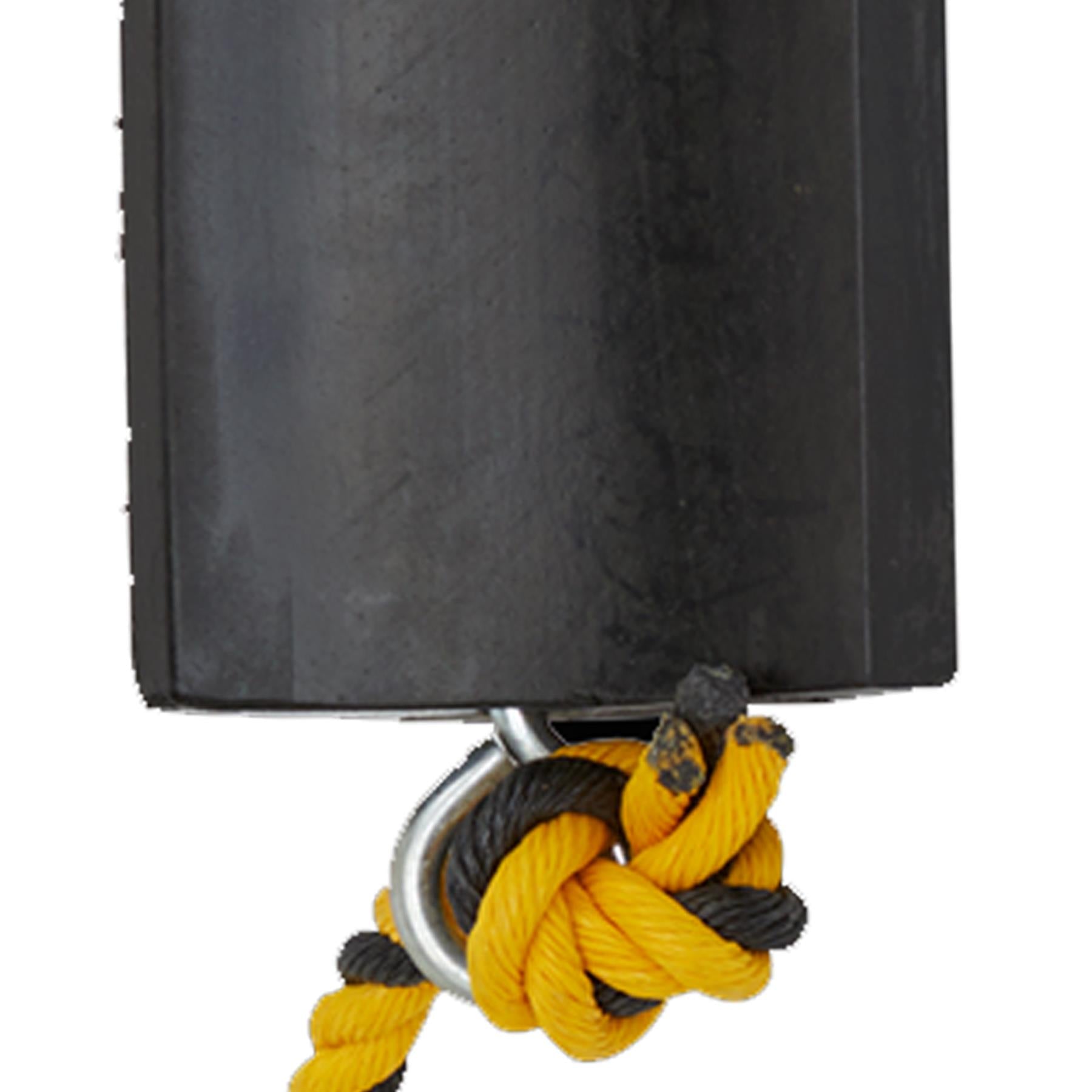 Rubber Wheel Chocks Heavy-Duty - Pair Durable 2.1kg rubber wheel chocks Sealey