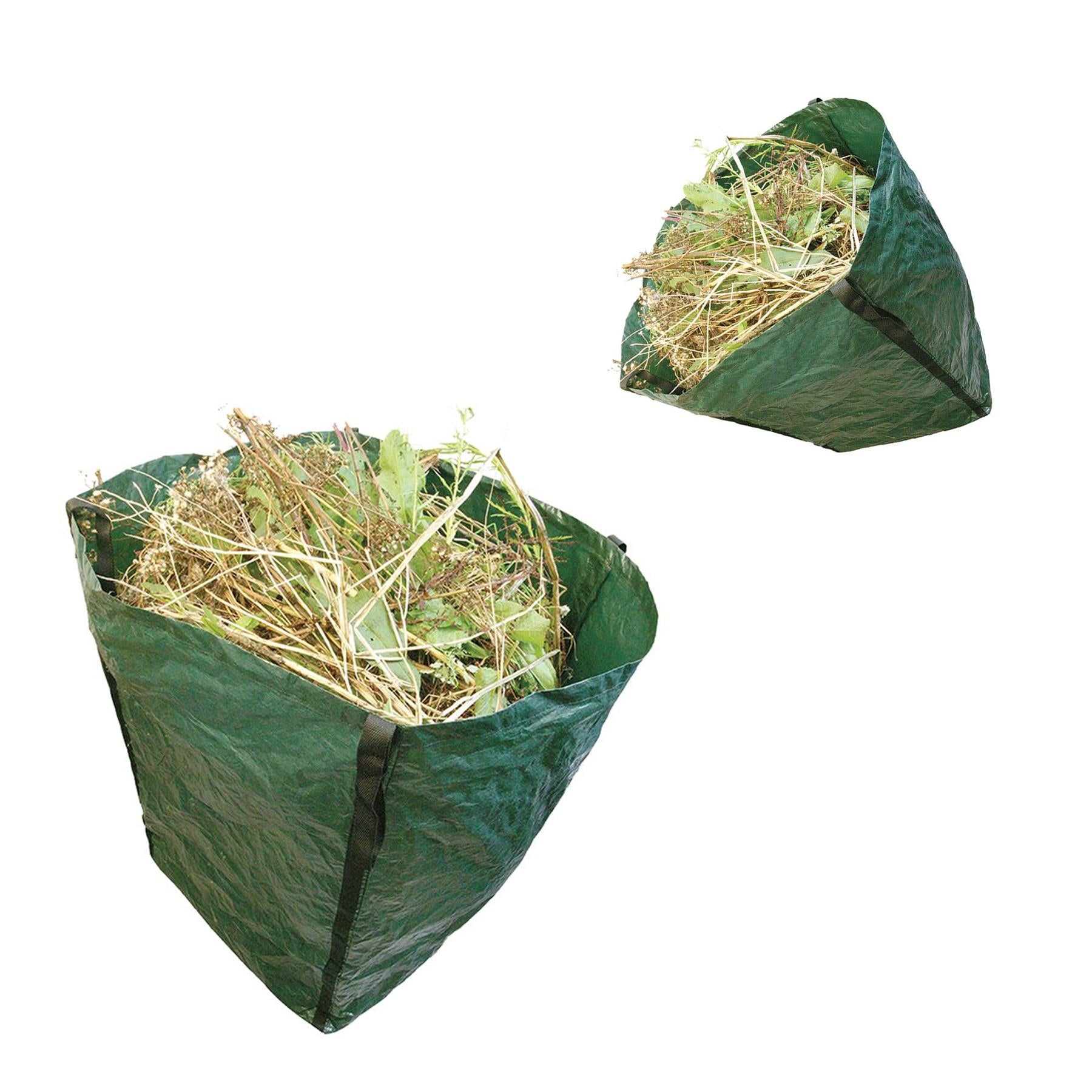 3 x Large Garden Waste Recycling Tip Bags Heavy Duty Non Tear Woven Plastic Sack