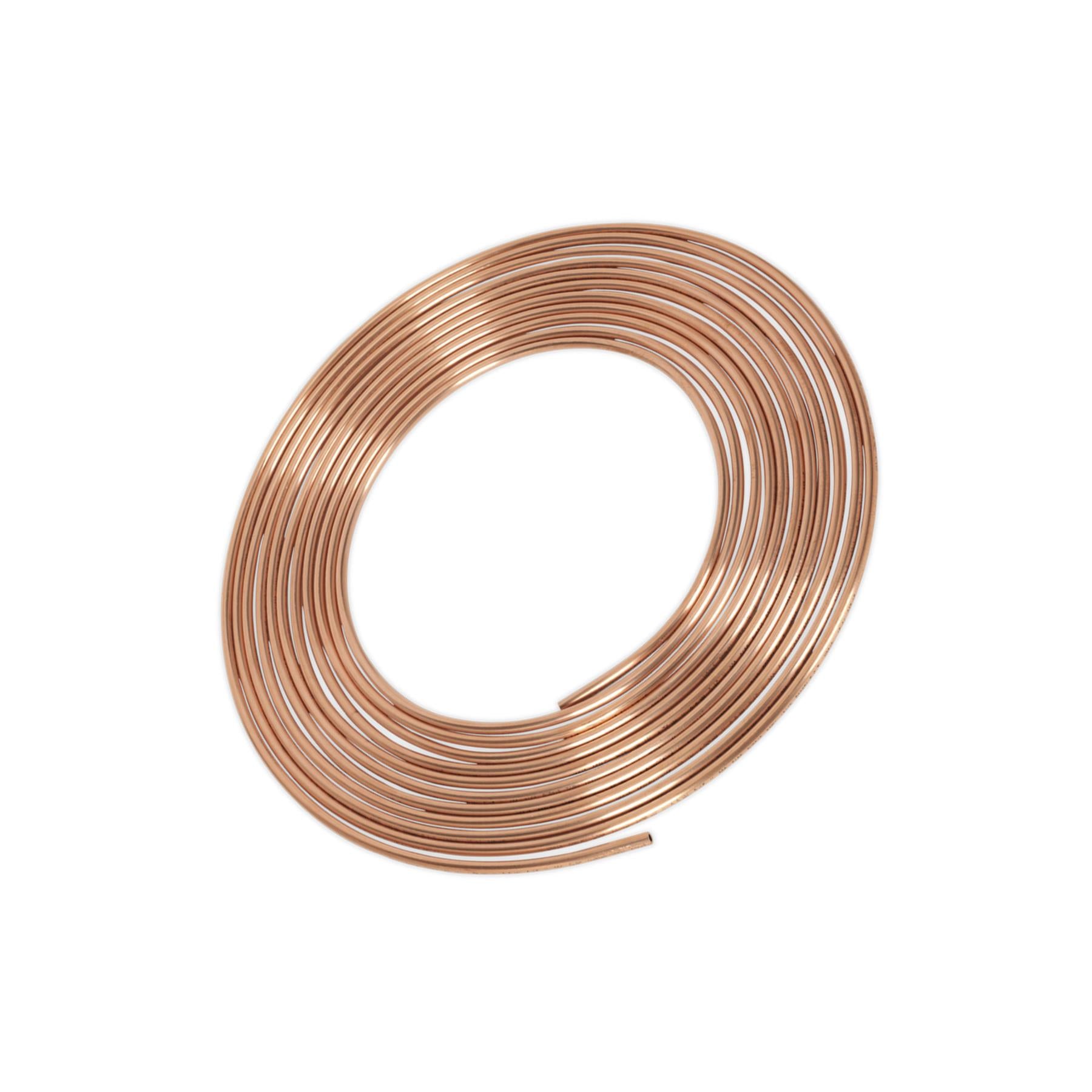 Sealey Brake Pipe Copper Tubing 20 Gauge 3/16" x 25ft