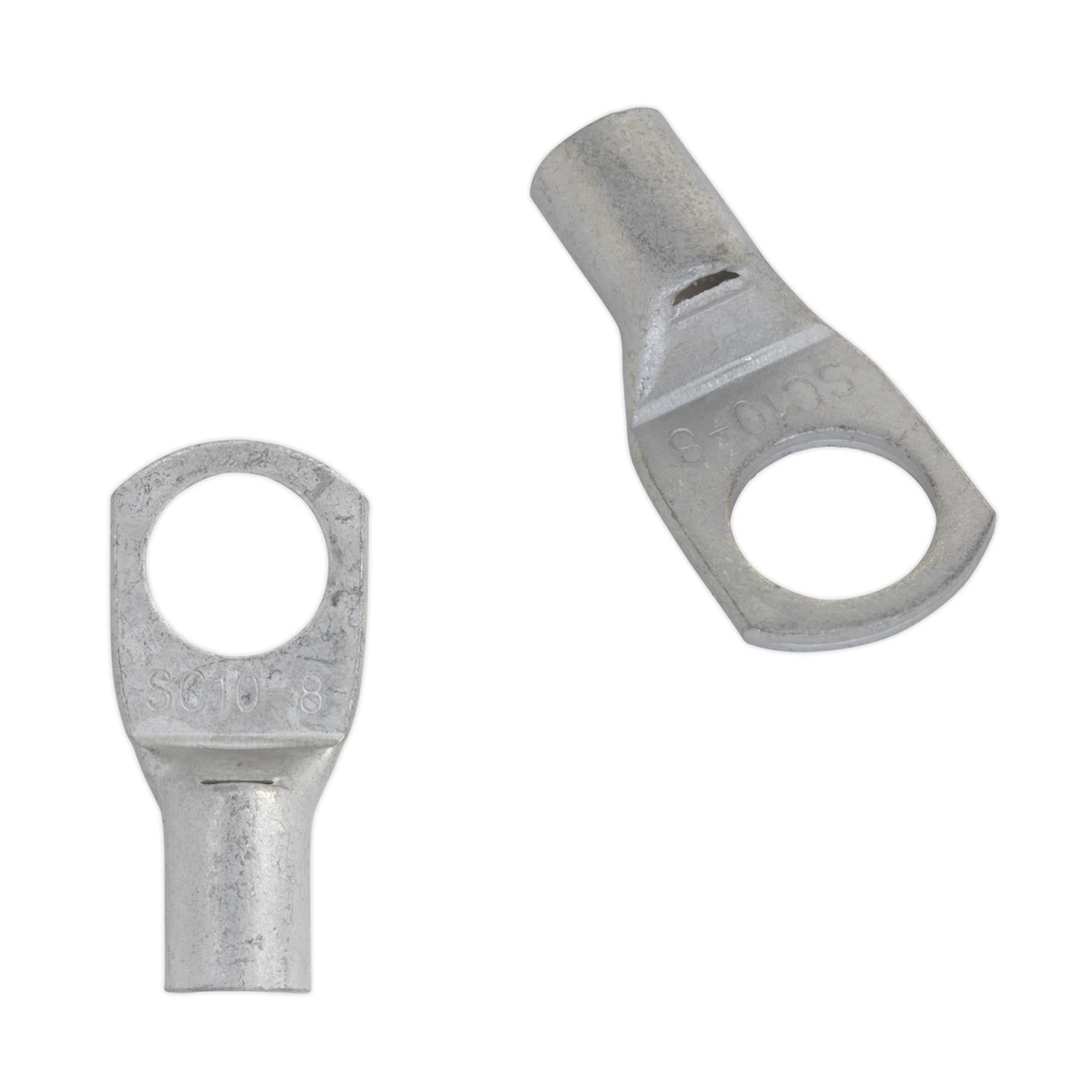 Sealey Copper Lug Terminal 35mm² x 8mm Pack of 10