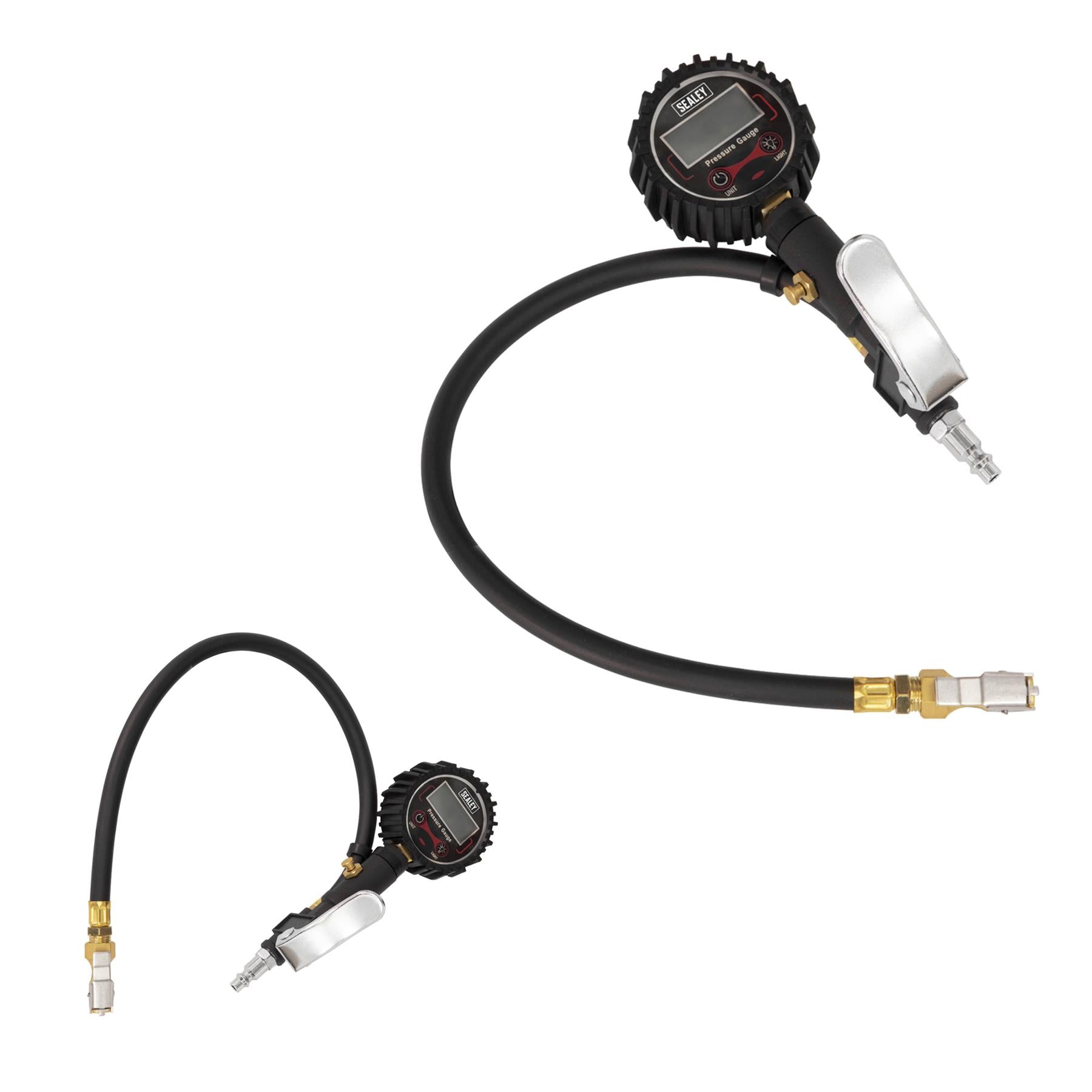 Sealey Digital Tyre Inflator with Clip-On Connector