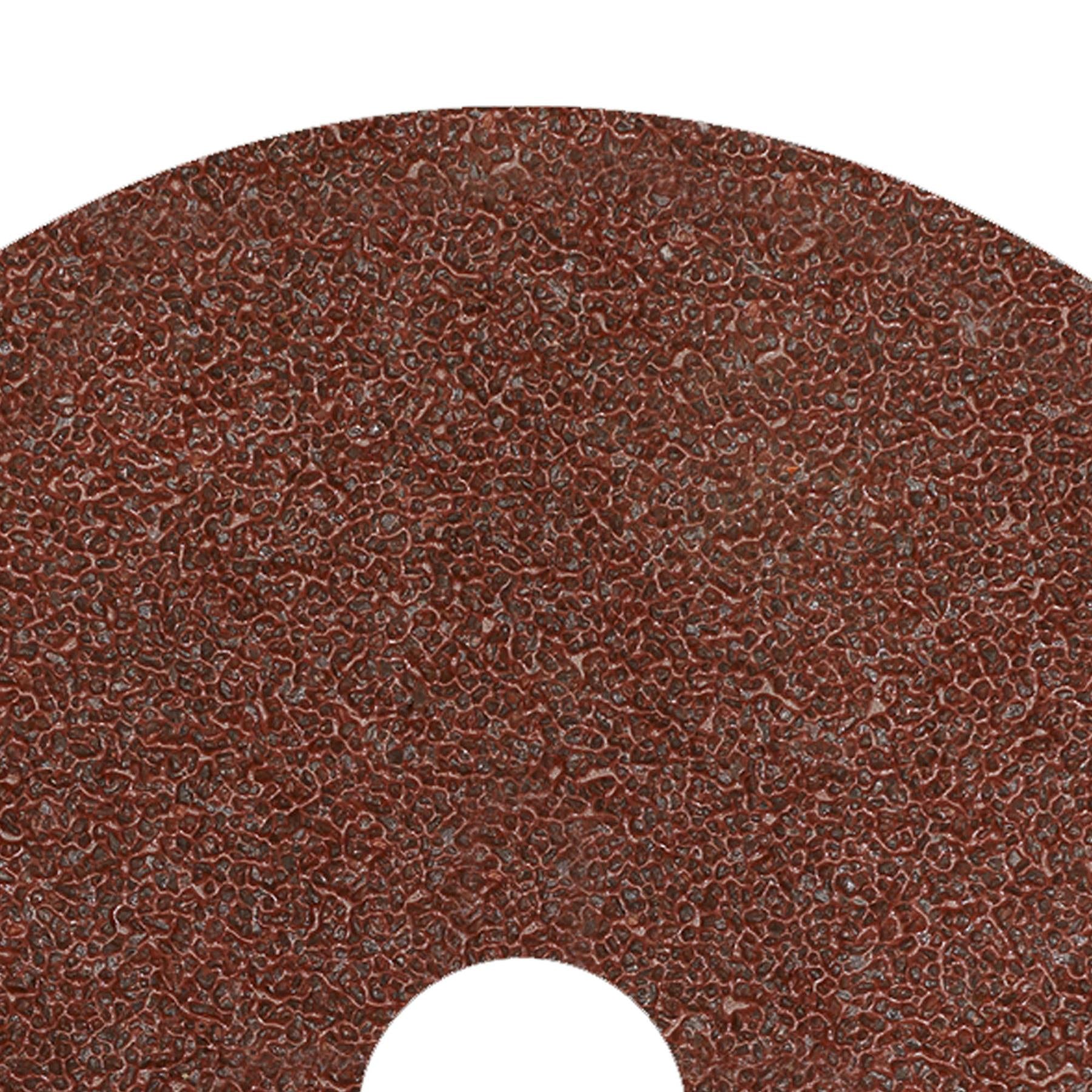 Sealey Fibre Backed Disc 115mm - 24Grit Pack of 25