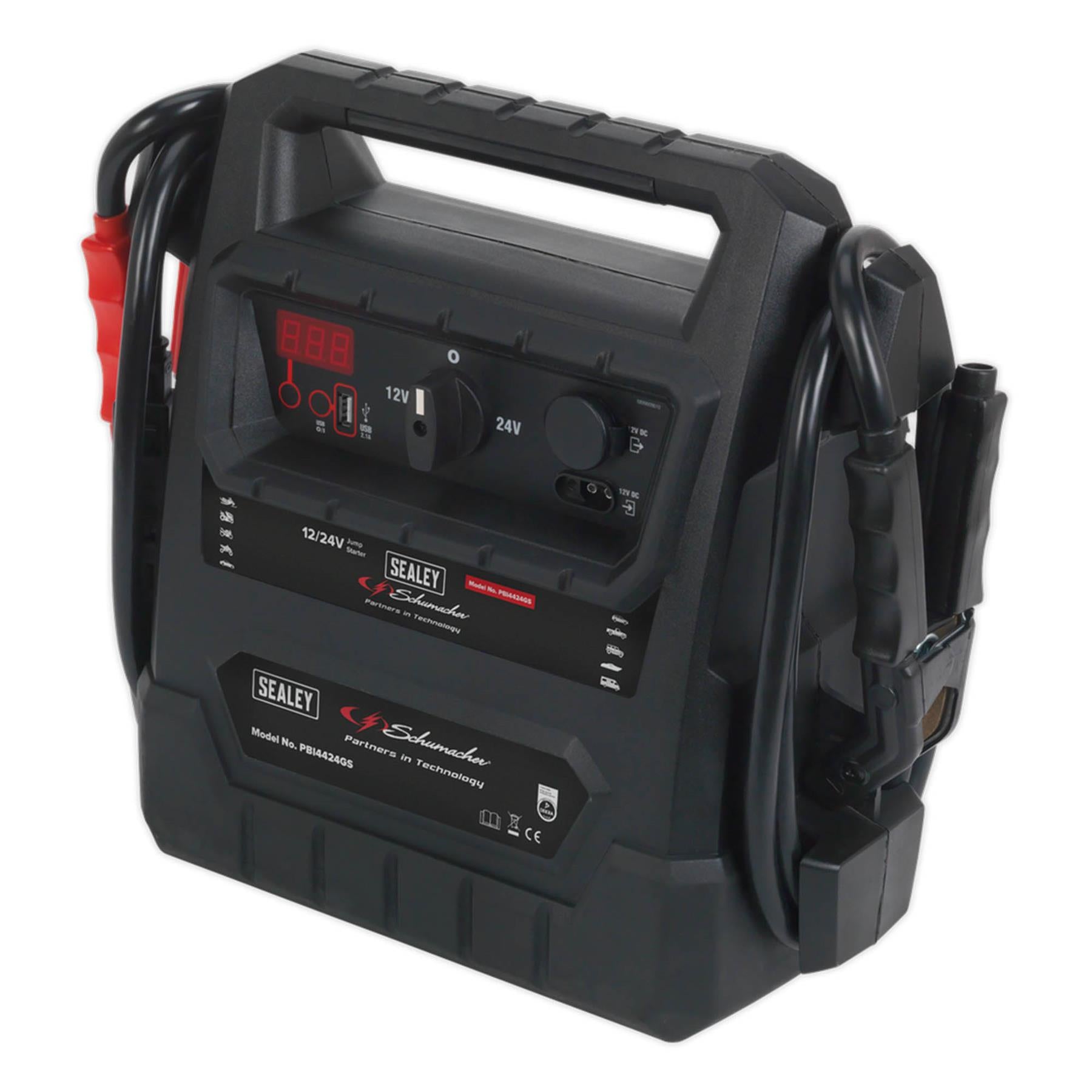 Schumacher Emergency Jump Starter 12/24V 4600 Peak Amps - DEKRA Sealey