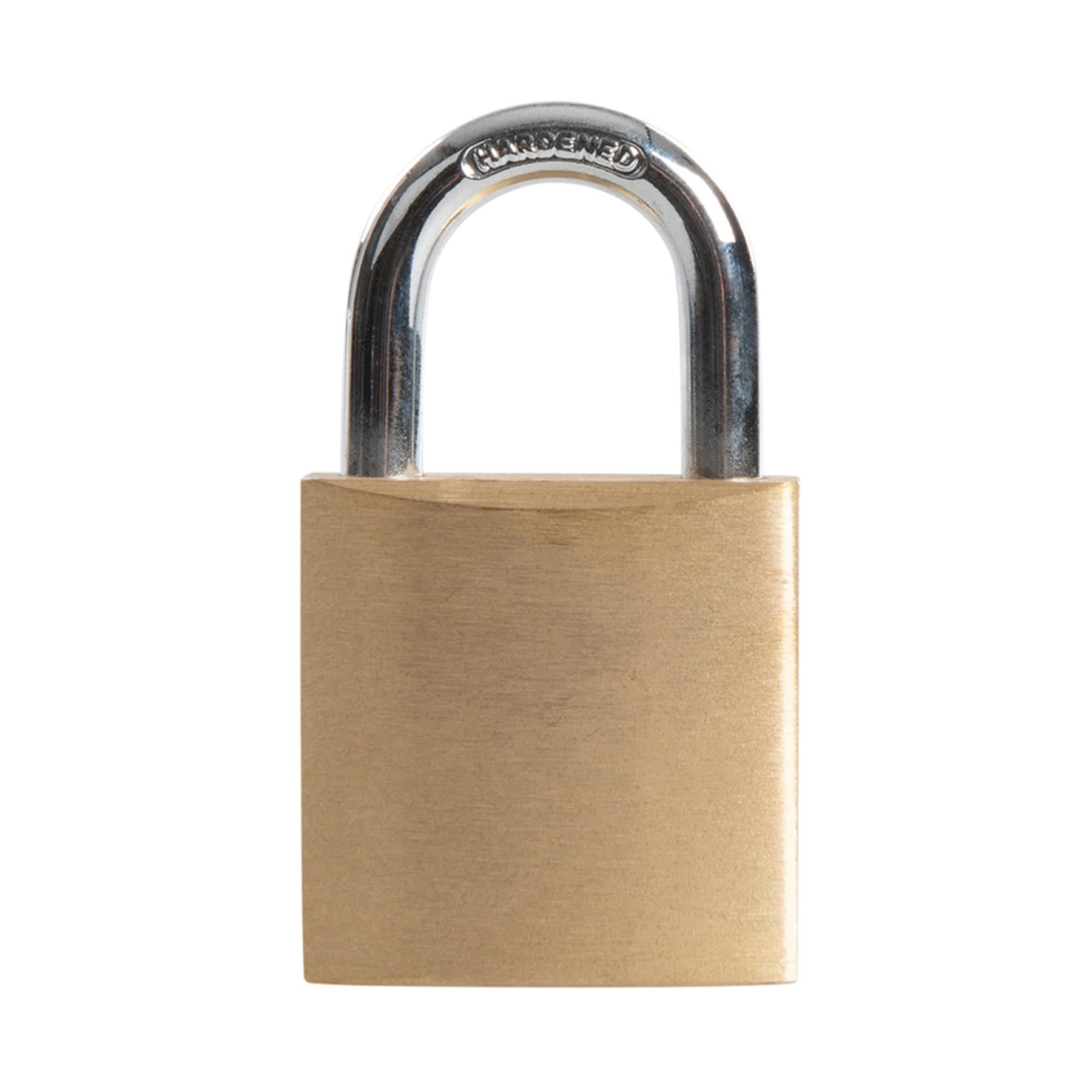 30mm Brass Body Solid Chrome Plated Padlock Hardened Multi-Pin Tumbler Lock
