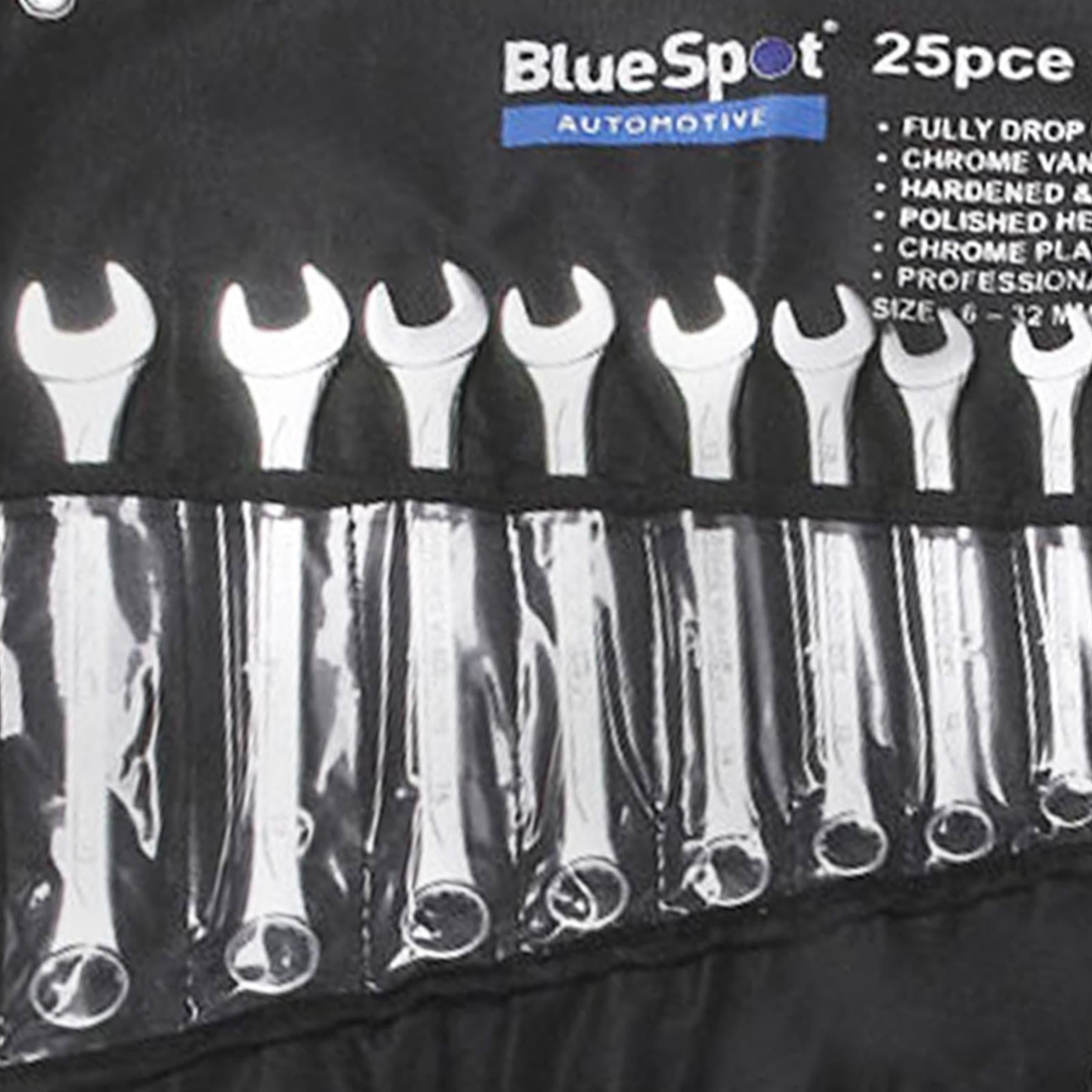 BlueSpot 25pcs Metric Combination Spanner Wrench Set 6 - 32mm