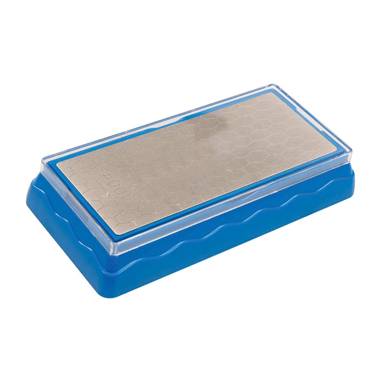 Double-sided Diamond Bench Stone Coarse Side 400 And Fine Side 1000 Grit.