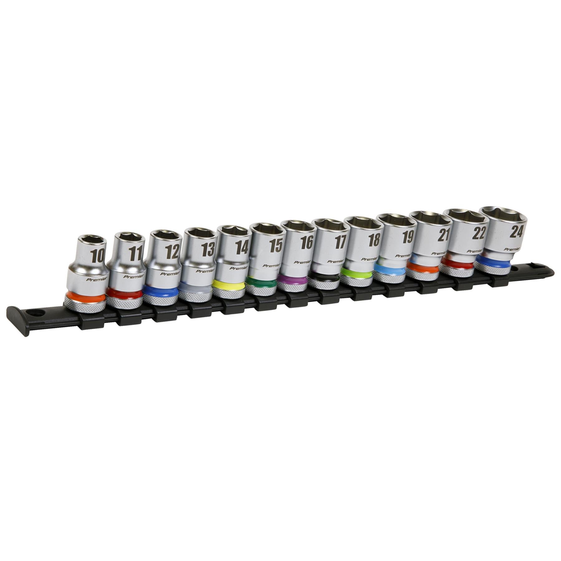 Sealey Socket Set 13pc 1/2"Sq Drive 6pt WallDrive� Metric