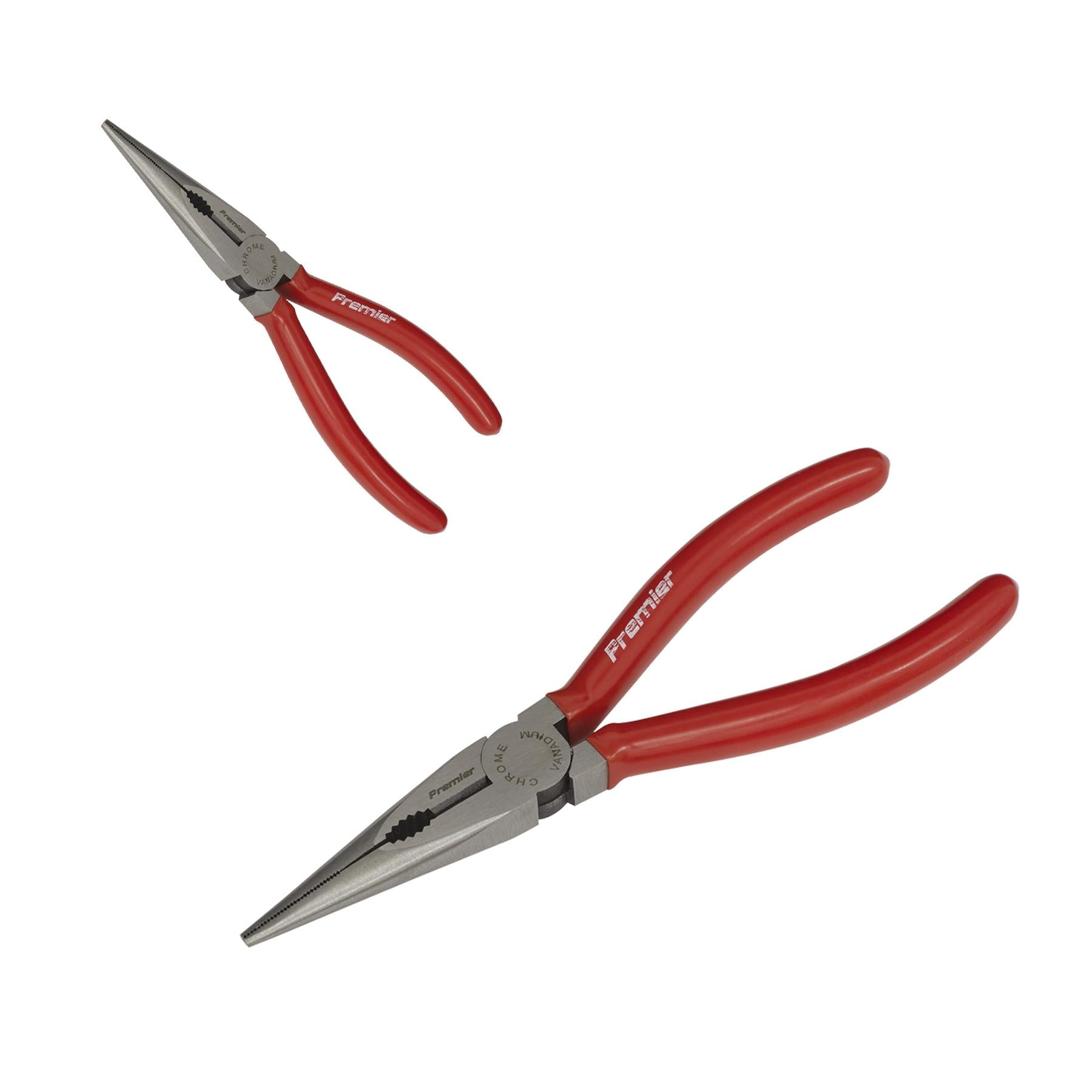 Sealey Long Nose Pliers 170mm Chrome Vanadium Steel