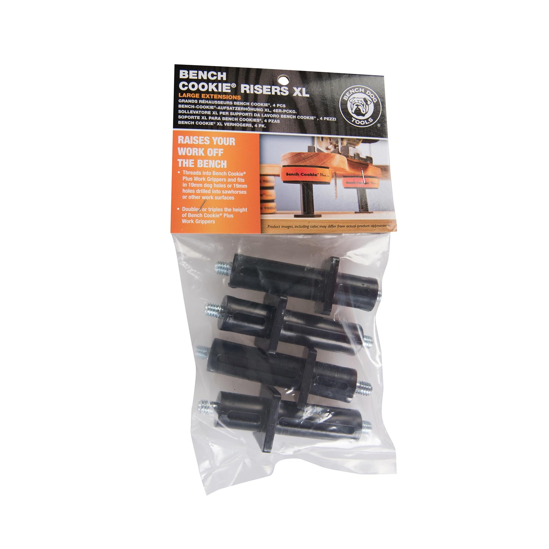 Bench Cookie� Plus XL Risers 4Pk Triples The Height Fits 19mm (3/4") Hole