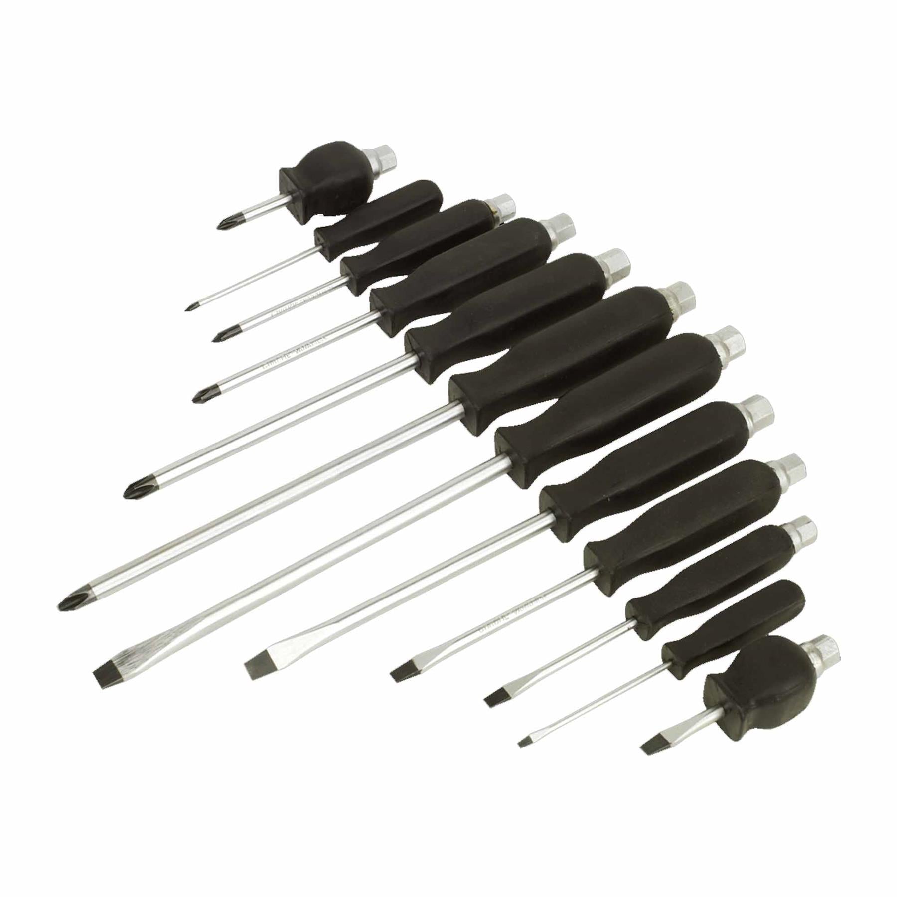 Sealey Screwdriver Set 12pc Hammer-Thru