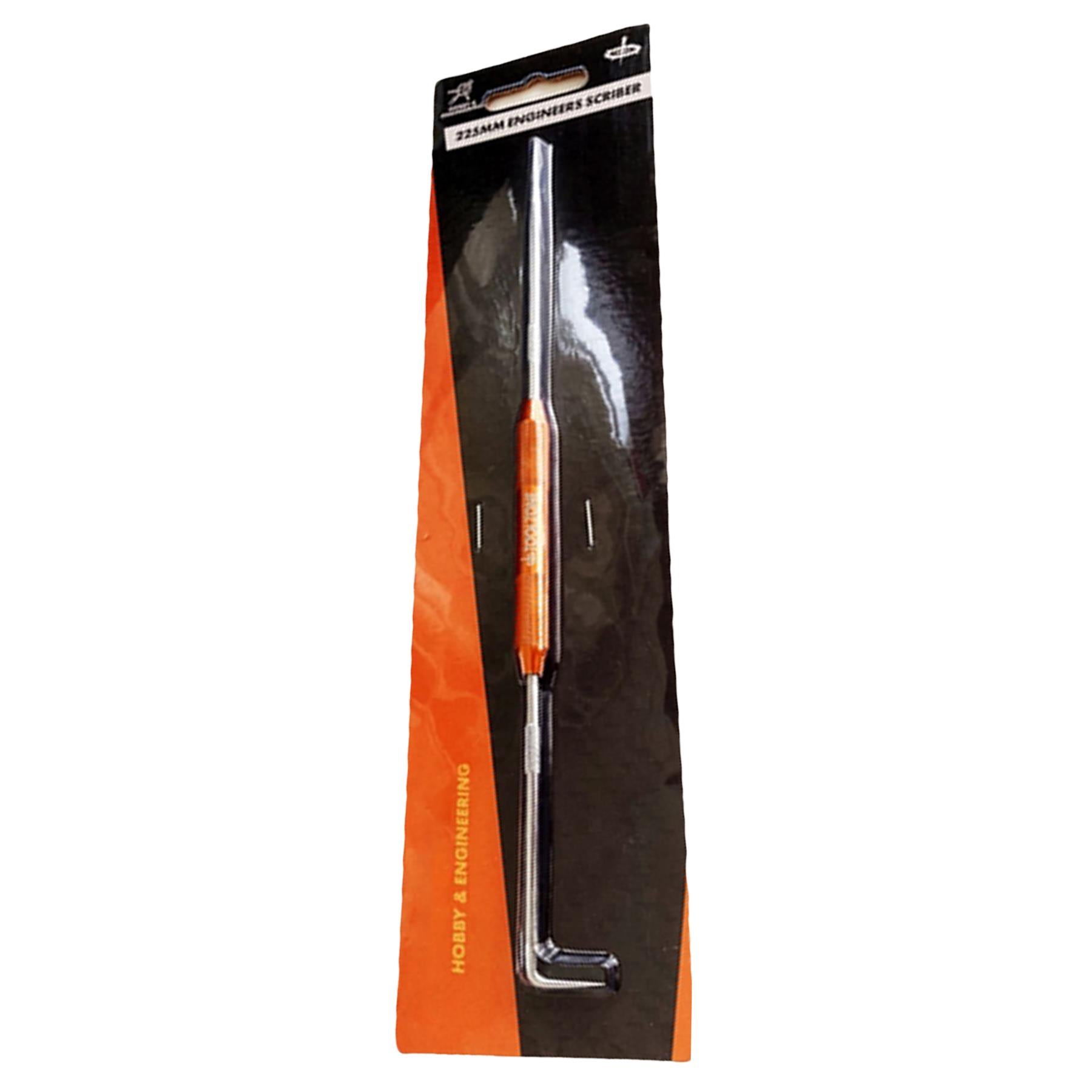 225mm Engineers Scriber Double Ended Marking Scribe Straight & Angled