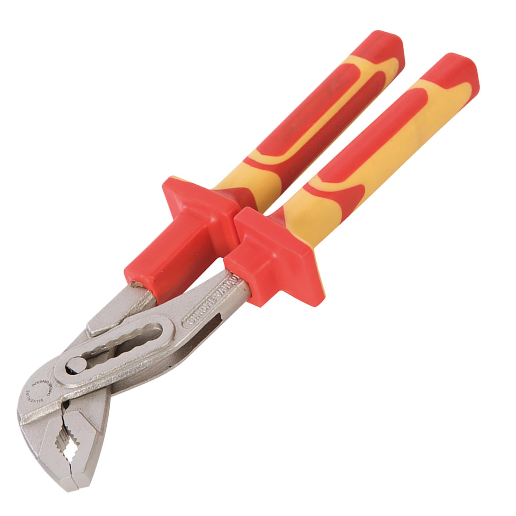 VDE Expert Waterpump Pliers - 240mm Drop-Forged Chrome Vanadium Soft Grip Handle