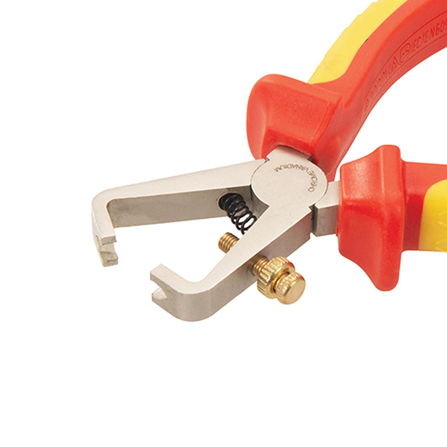 VDE Expert Wire Stripping Pliers - 160mm Individually Tested To 10,000V