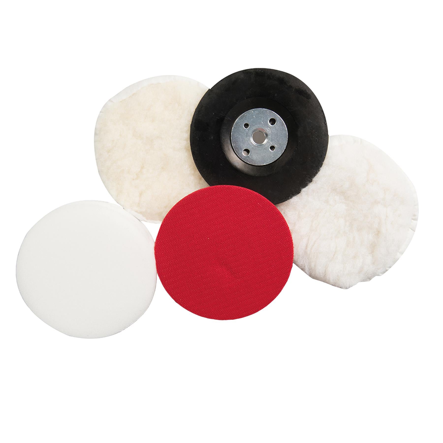 Sanding & Polishing Kit 8Pce 180mm - Power Drill Sanding Multipurpose Kit