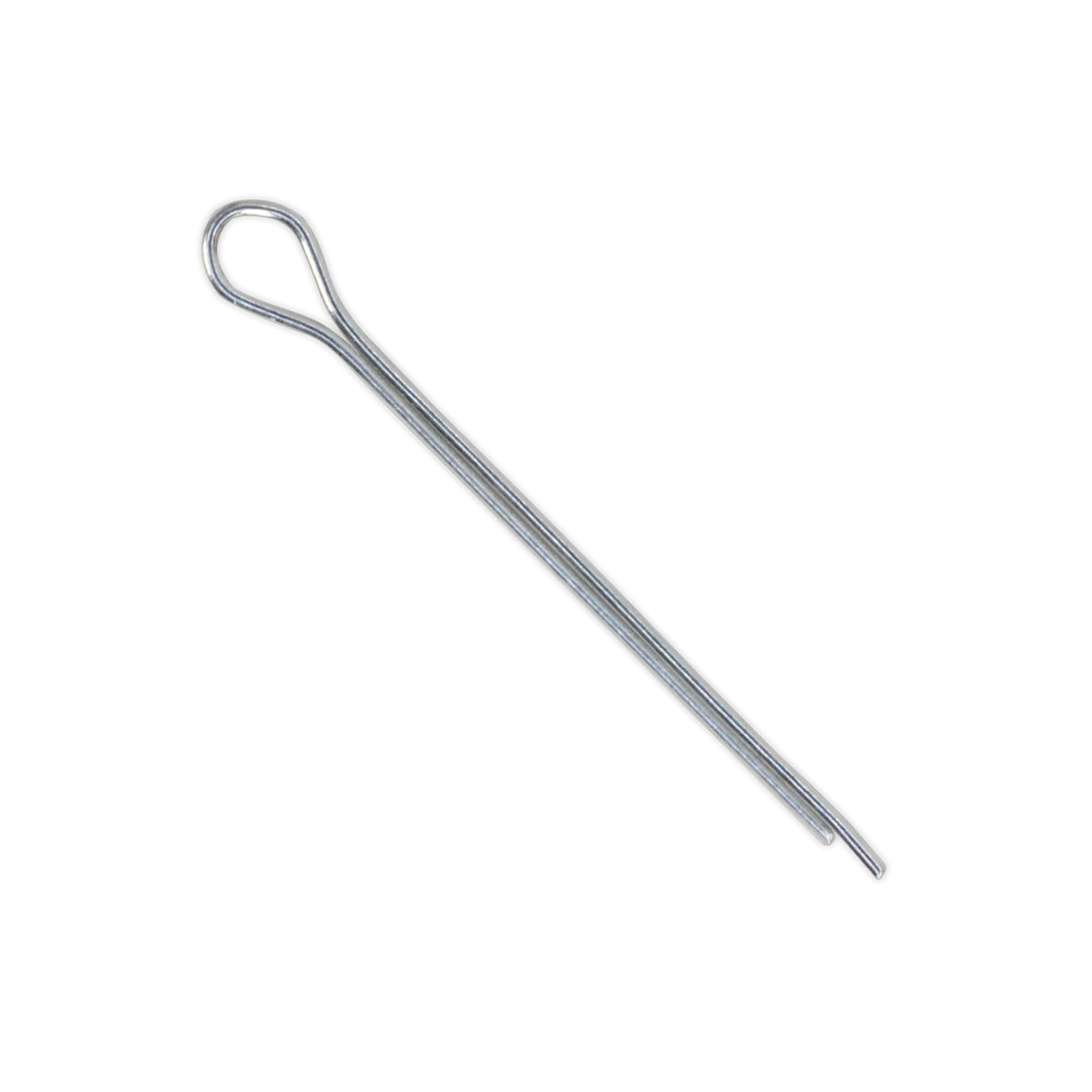 Split Pin 1.6 x 25mm Pack of 100. Zinc plated steel. SPI100 Sealey