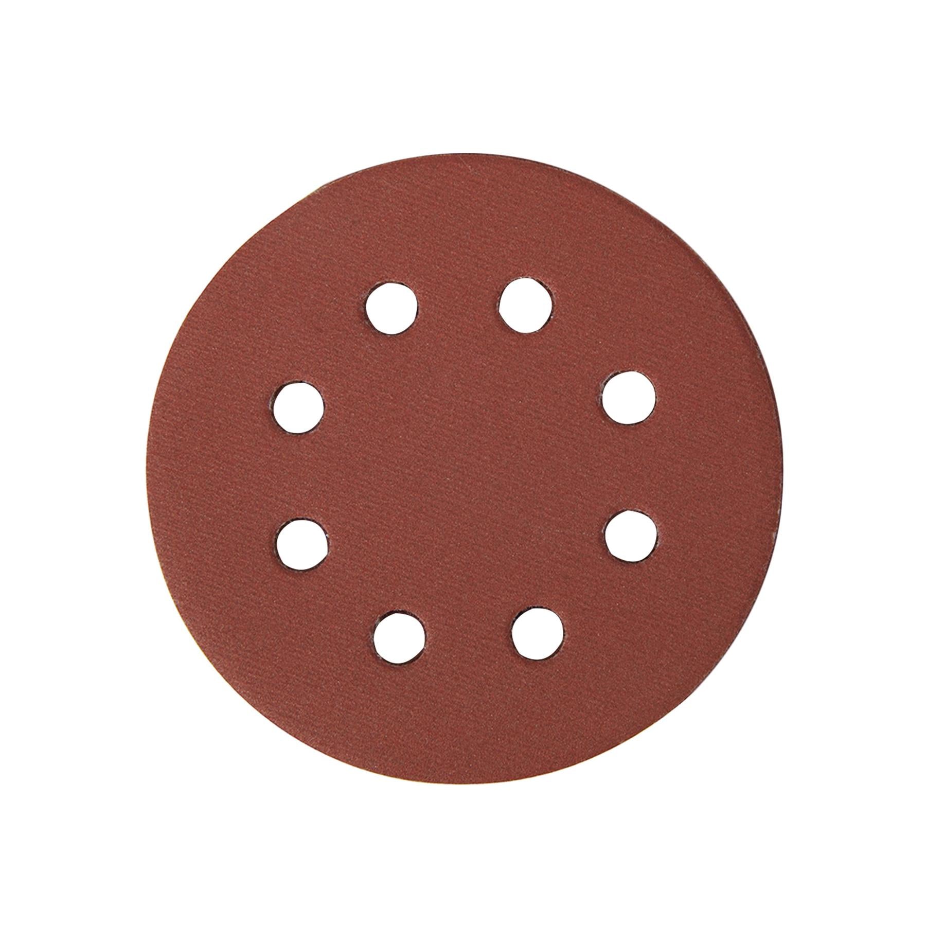 Hook & Loop Punched Disc 115mm 10Pk 4 X 60G, 2 X 80G, 2 X 120G & 2 X 240 Grit