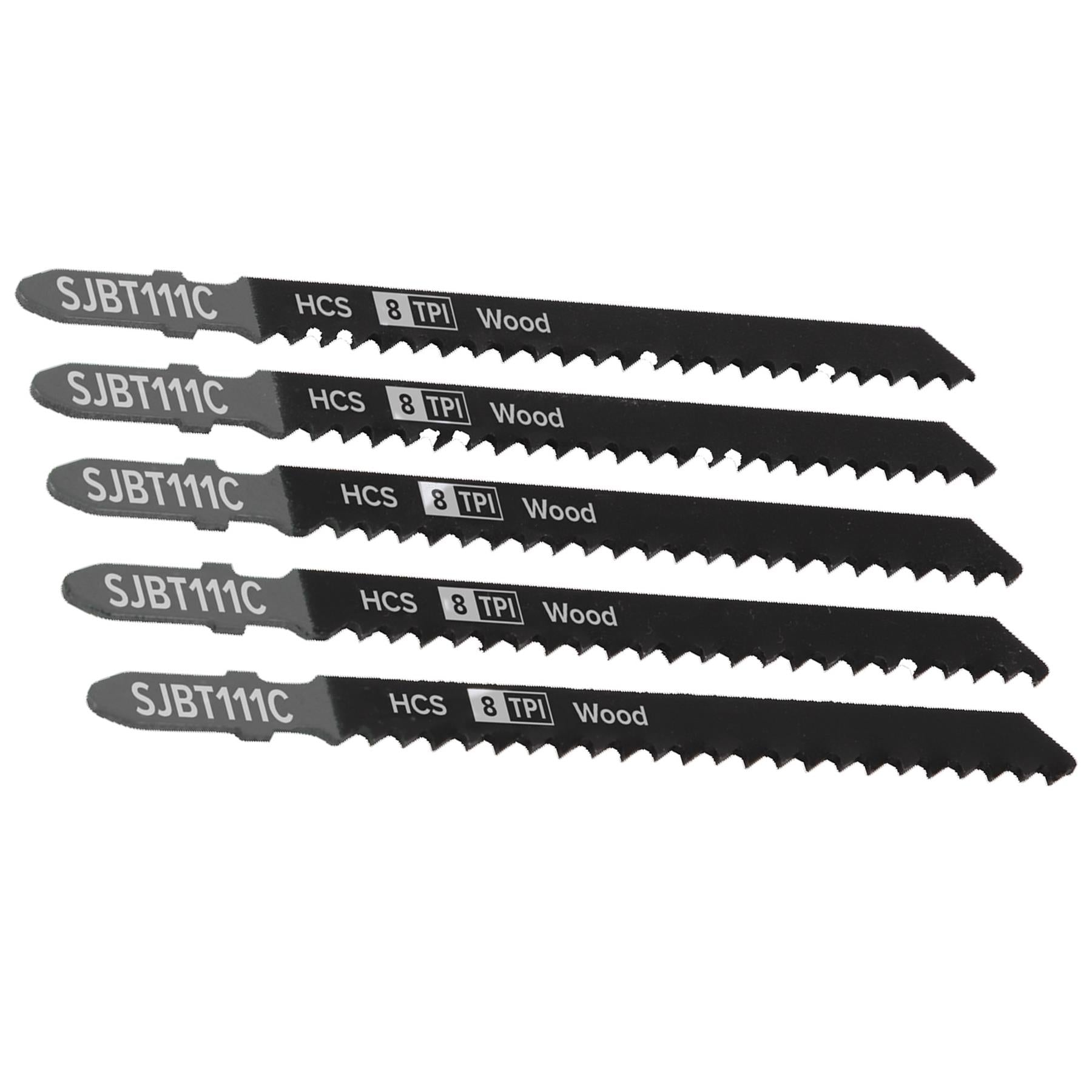 Sealey Jigsaw Blade General Wood 100mm 8tpi - Pack of 5