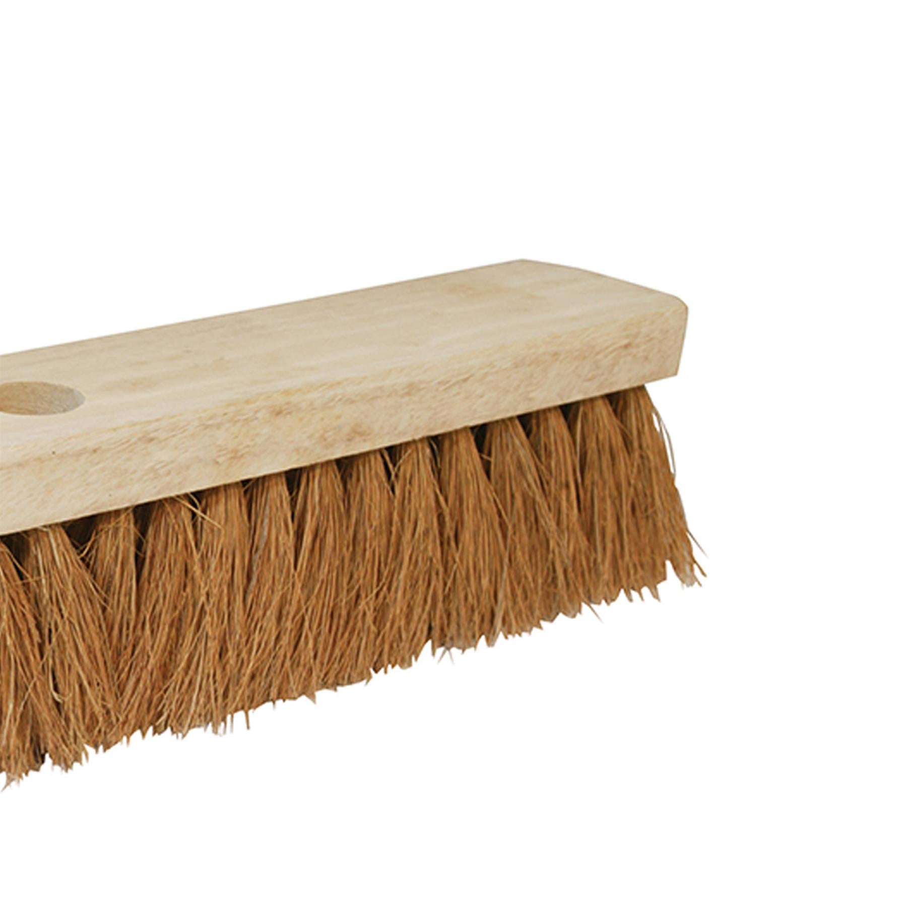 BRUSH BRUSHES BROOM BROOMS HEAD HEADS SOFT COCO BRISTLES SIZES 18"