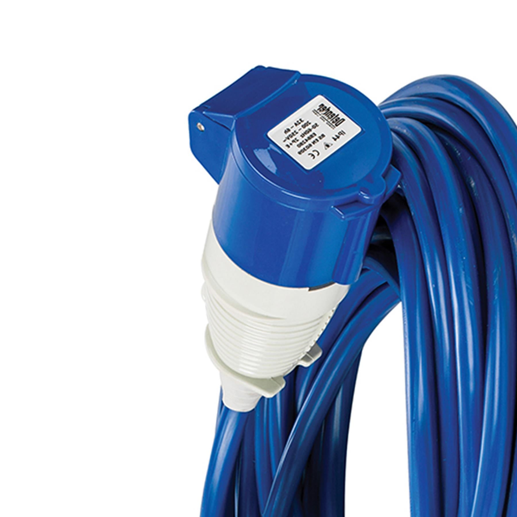 Defender Extension Lead Blue 4mm2 32A 14m 230V