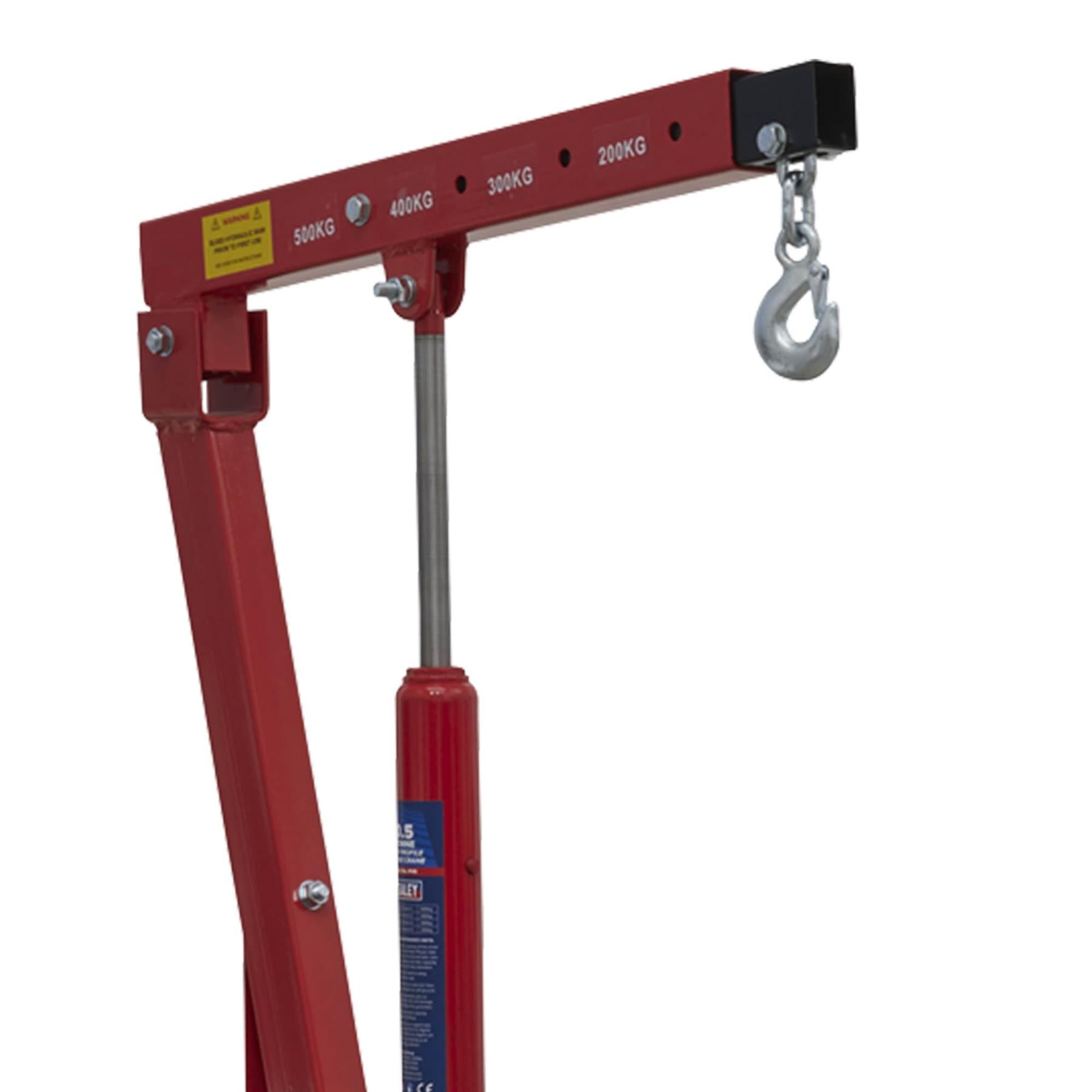 Sealey Low Profile Engine Crane 0.5tonne Garage Workshop DIY