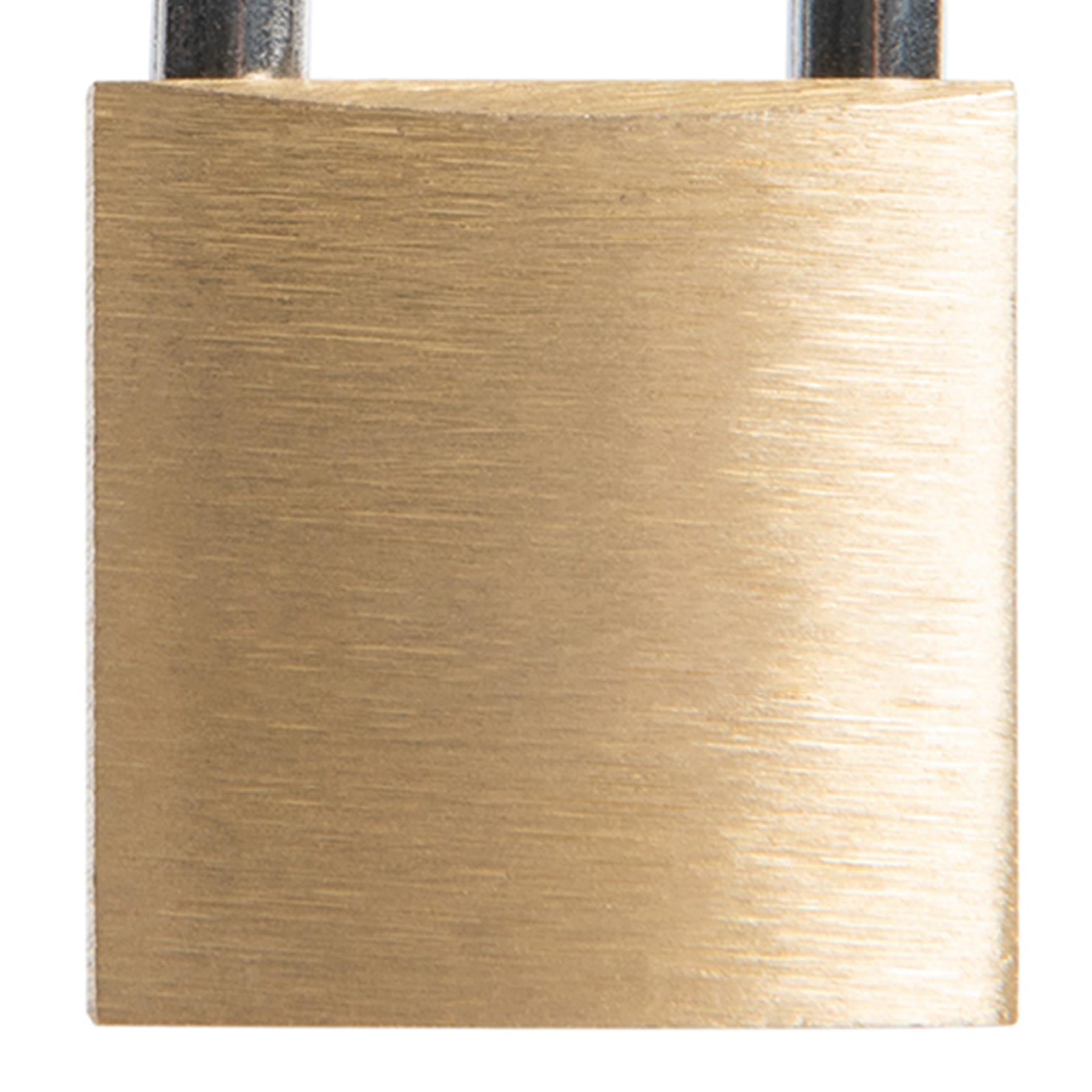 20mm Brass Body Solid Chrome Plated Padlock Hardened Multi-Pin Tumbler Lock