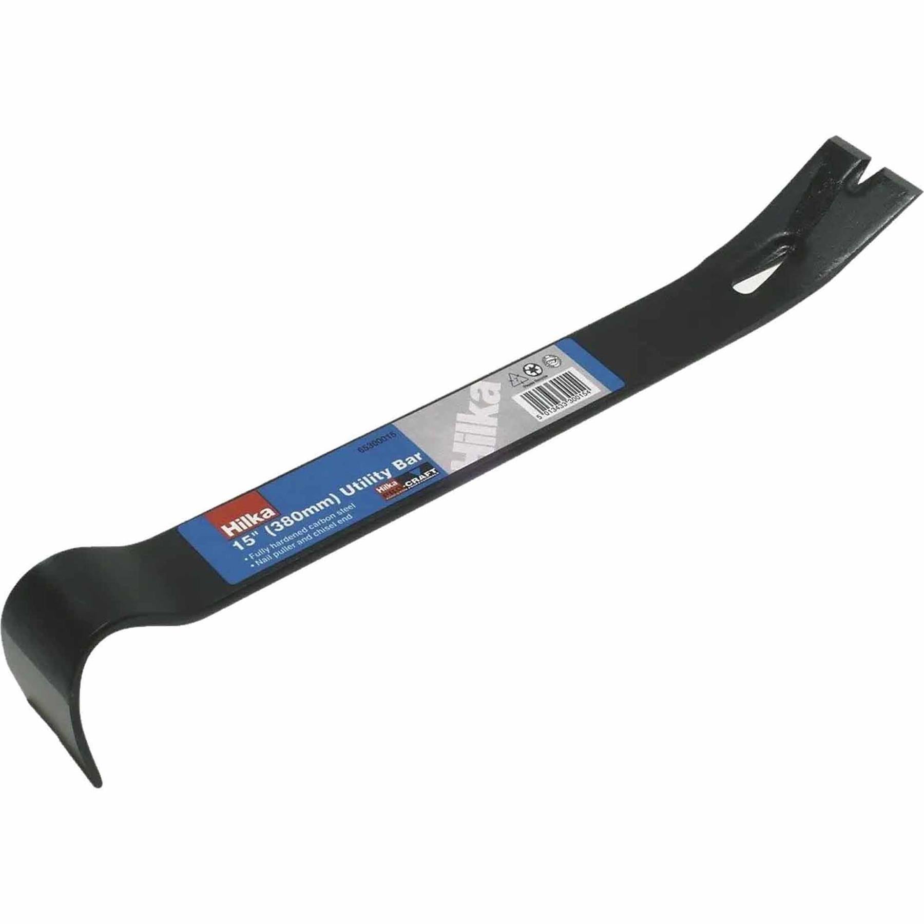 15" Flat Nail Pry Bar Utility Puller Crowbar Floorboards 380x35x6mm Lever Prise