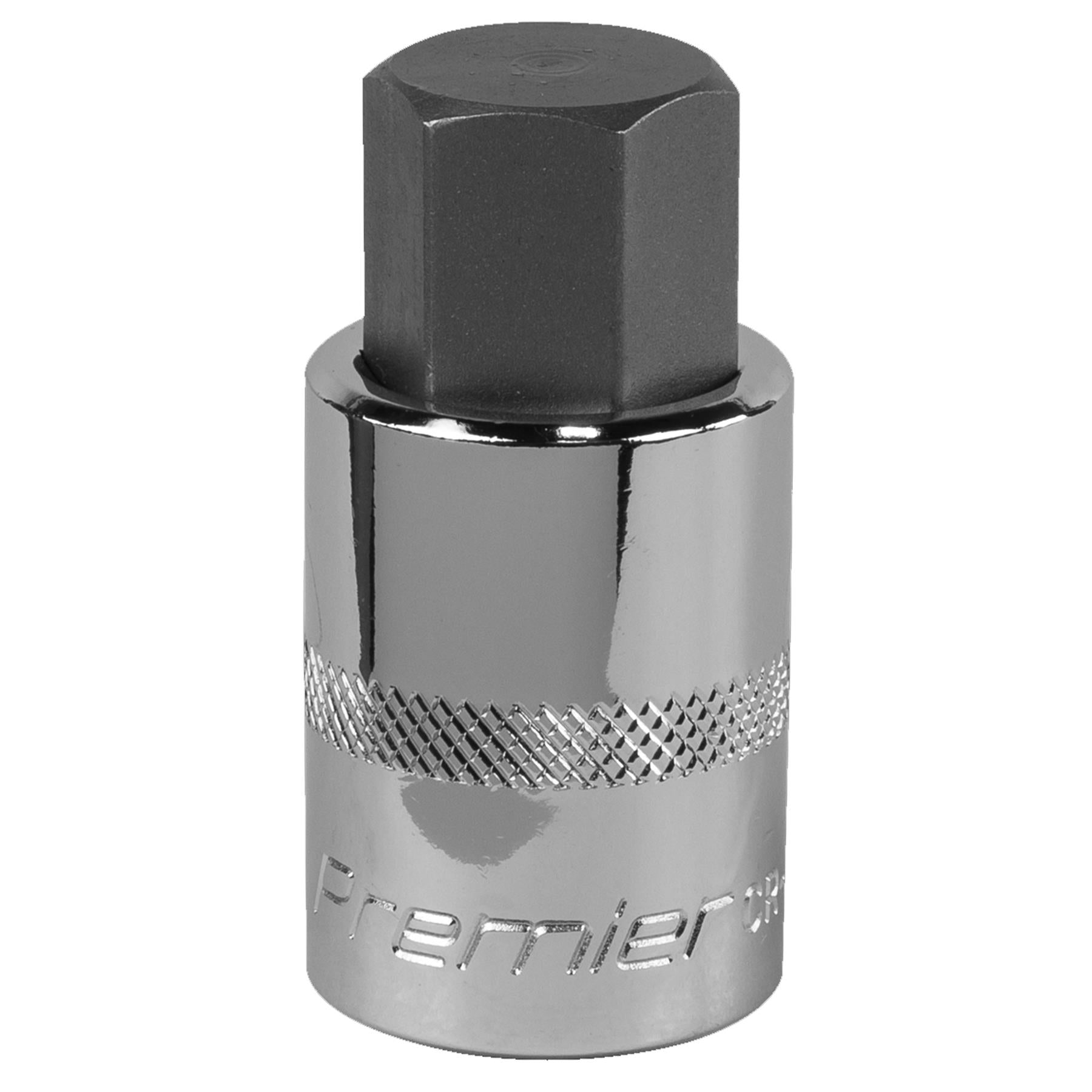 Sealey Hex Socket Bit 19mm 1/2"Sq Drive Chrome Vanadium steel