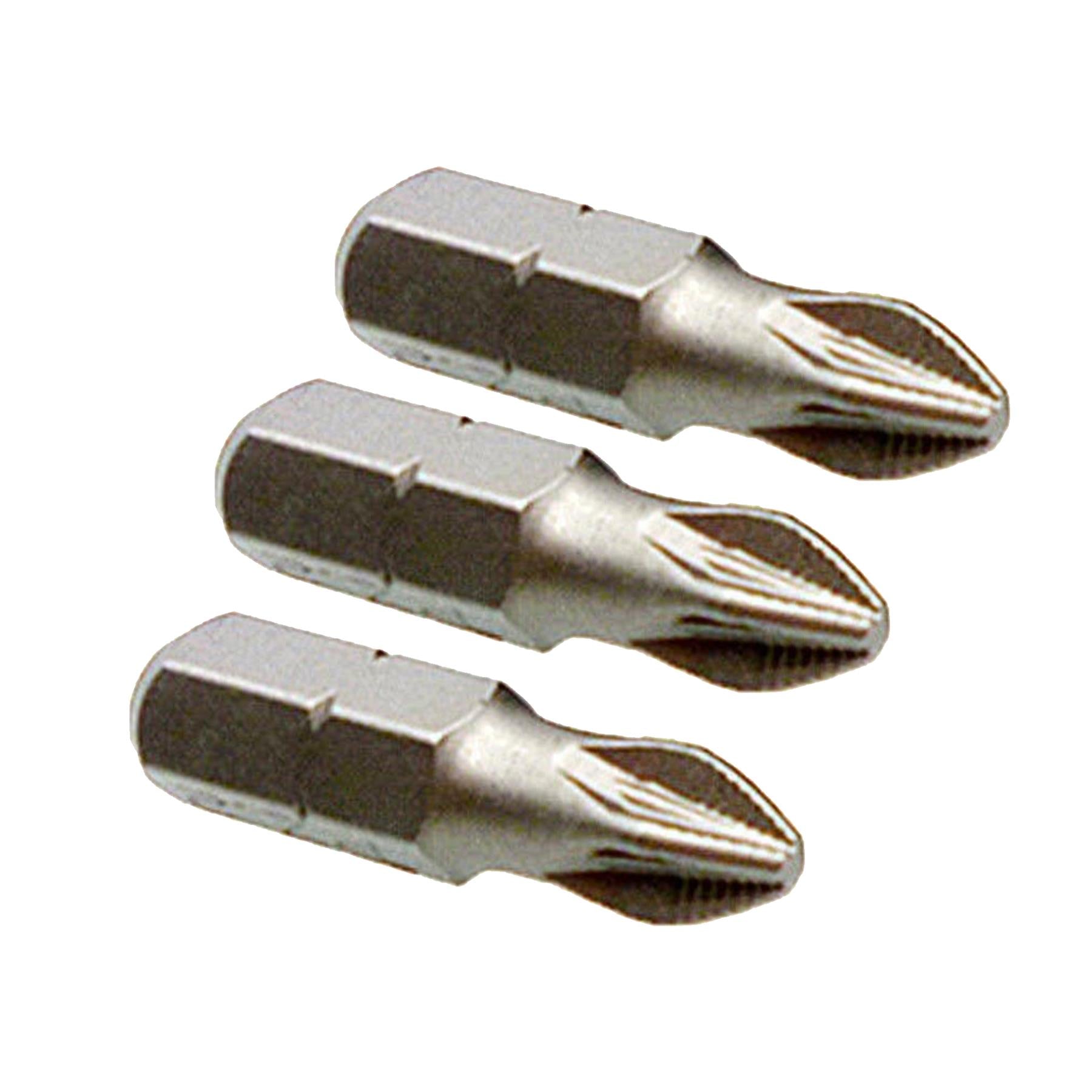 Pozidriv PZ2 Screwdriver Bits CRV Chrome Vanadium Steel 1/4" Hex Drive 10Pcs