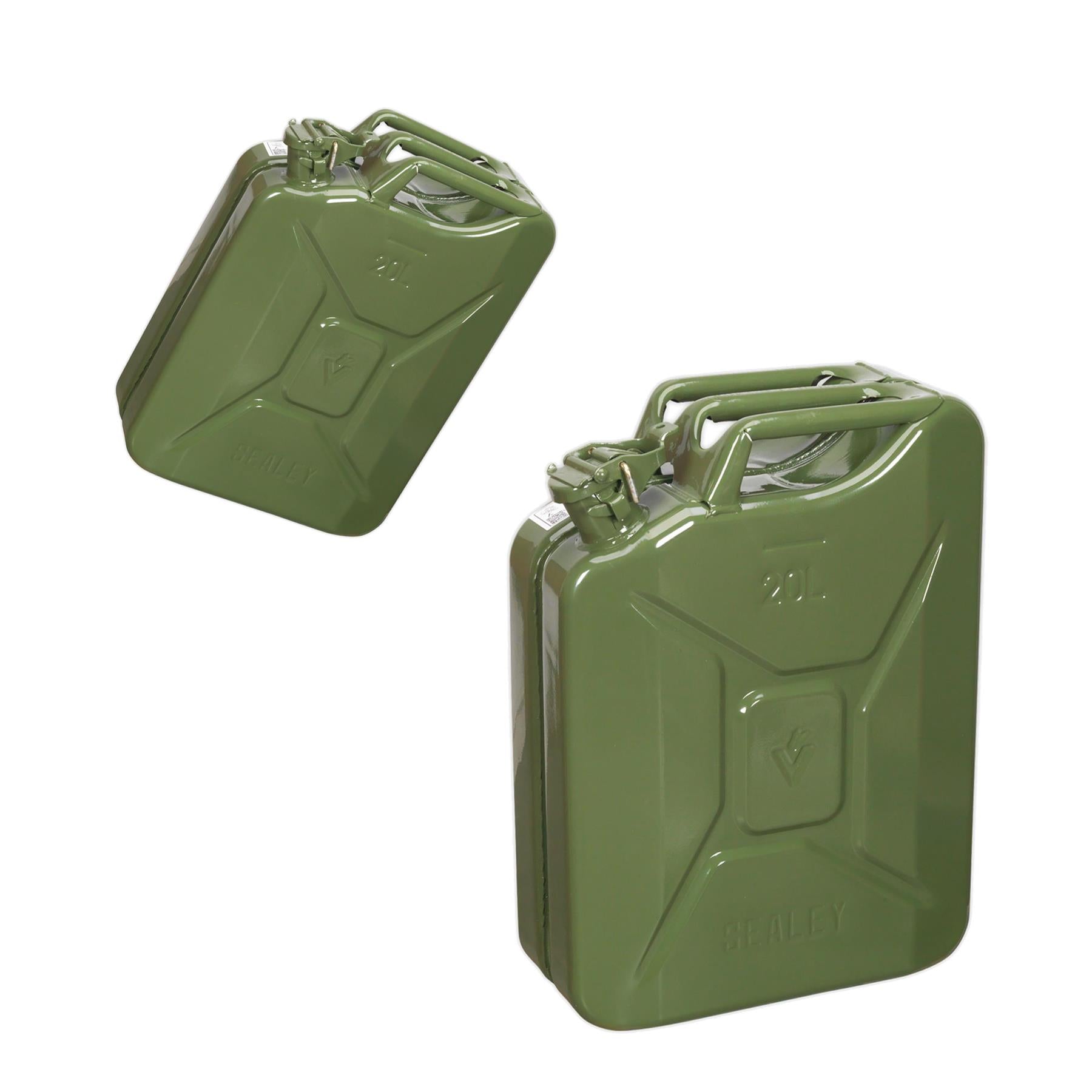 Sealey Jerry Can 20L - Green