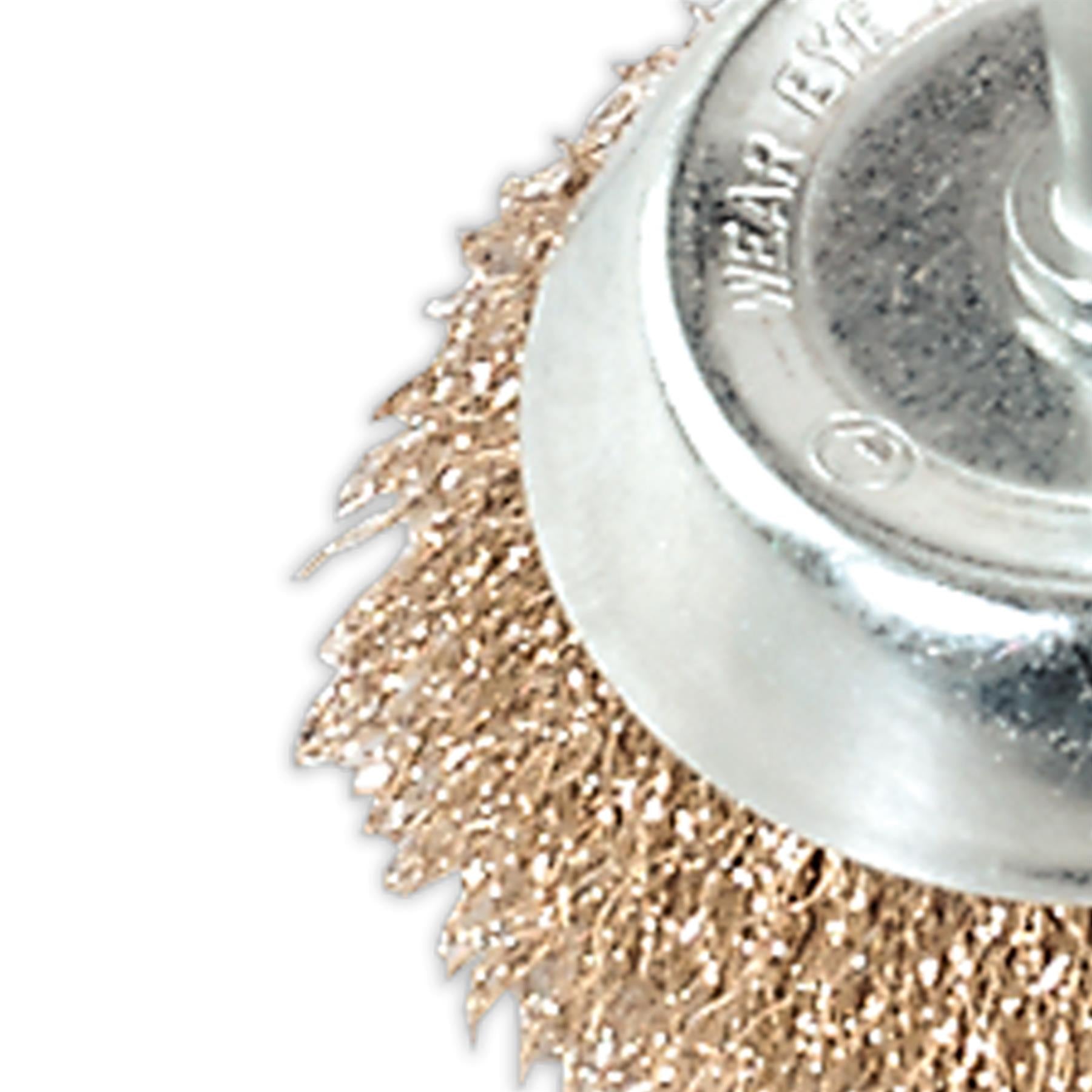 Sealey Wire Cup Brush 75mm with 6mm Shaft