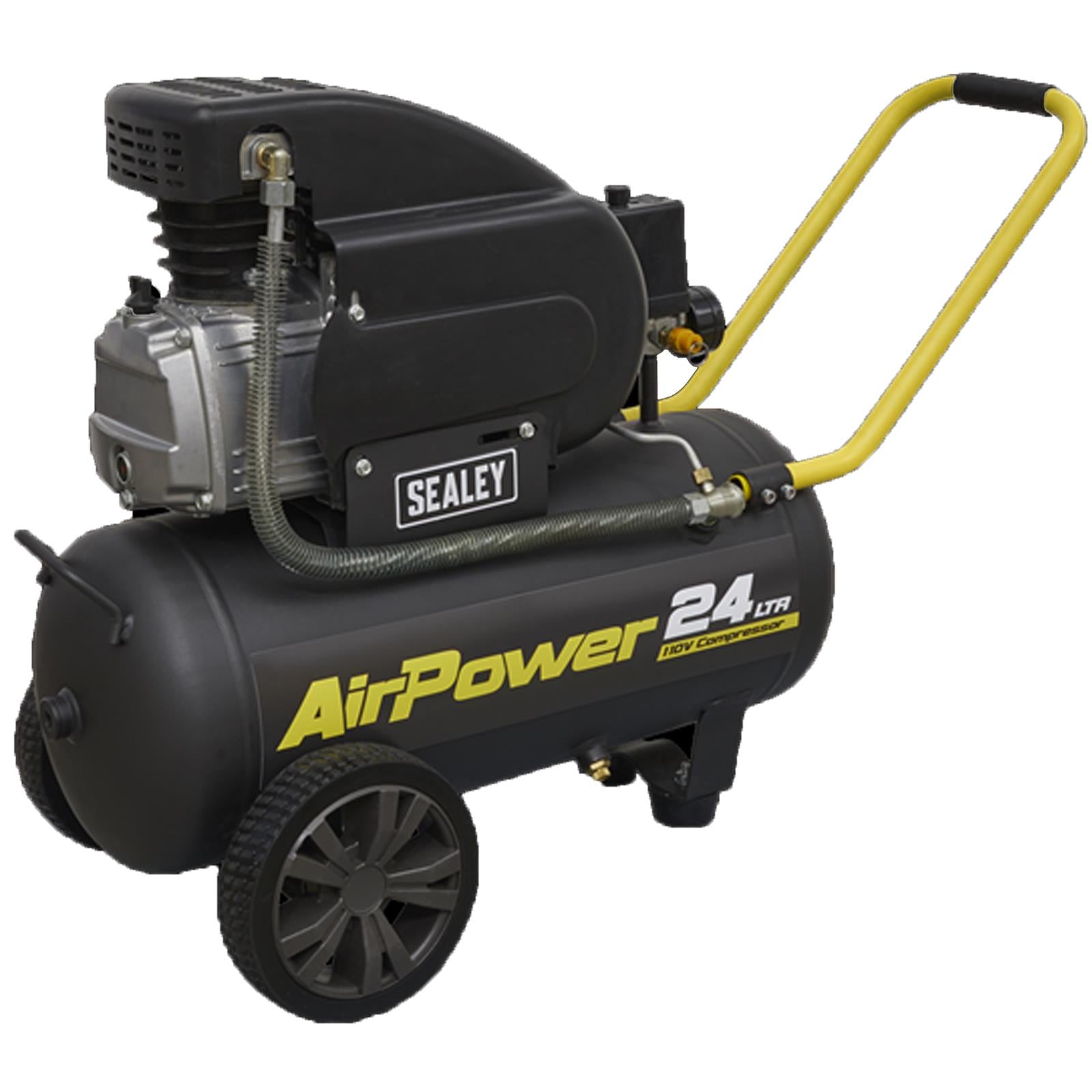 Sealey SAC2420E110V Compressor 24L Direct Drive 2hp 110V