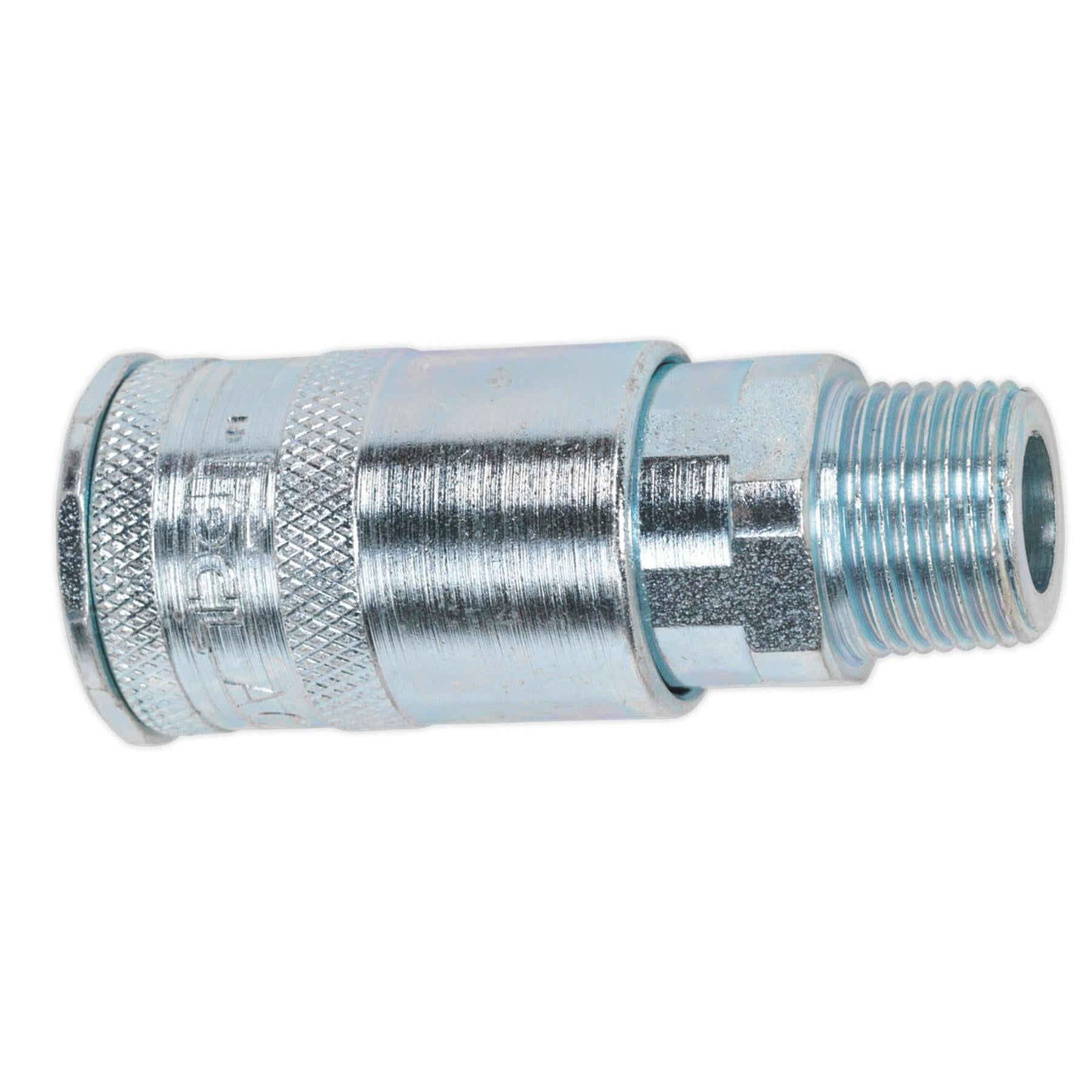 Sealey Air Tool Coupling Body Male 3/8"Bspt Suitable For Trailing Hose