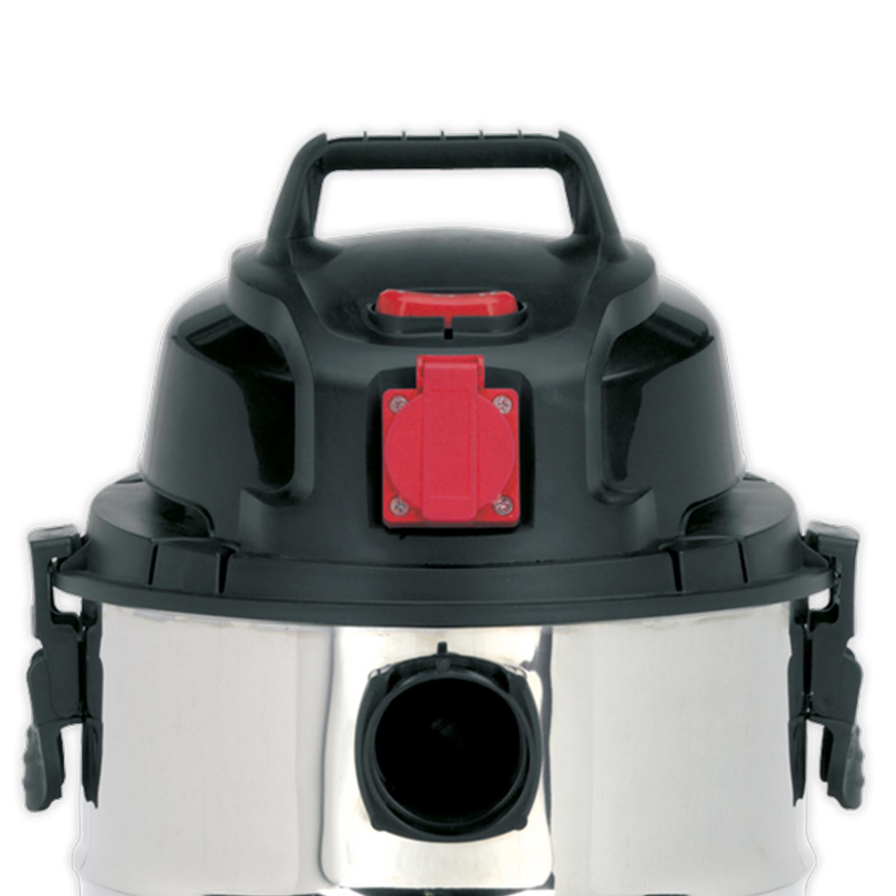Sealey Vacuum Cleaner Ind 20L 1400W/230V S/Less Drum Auto Start
