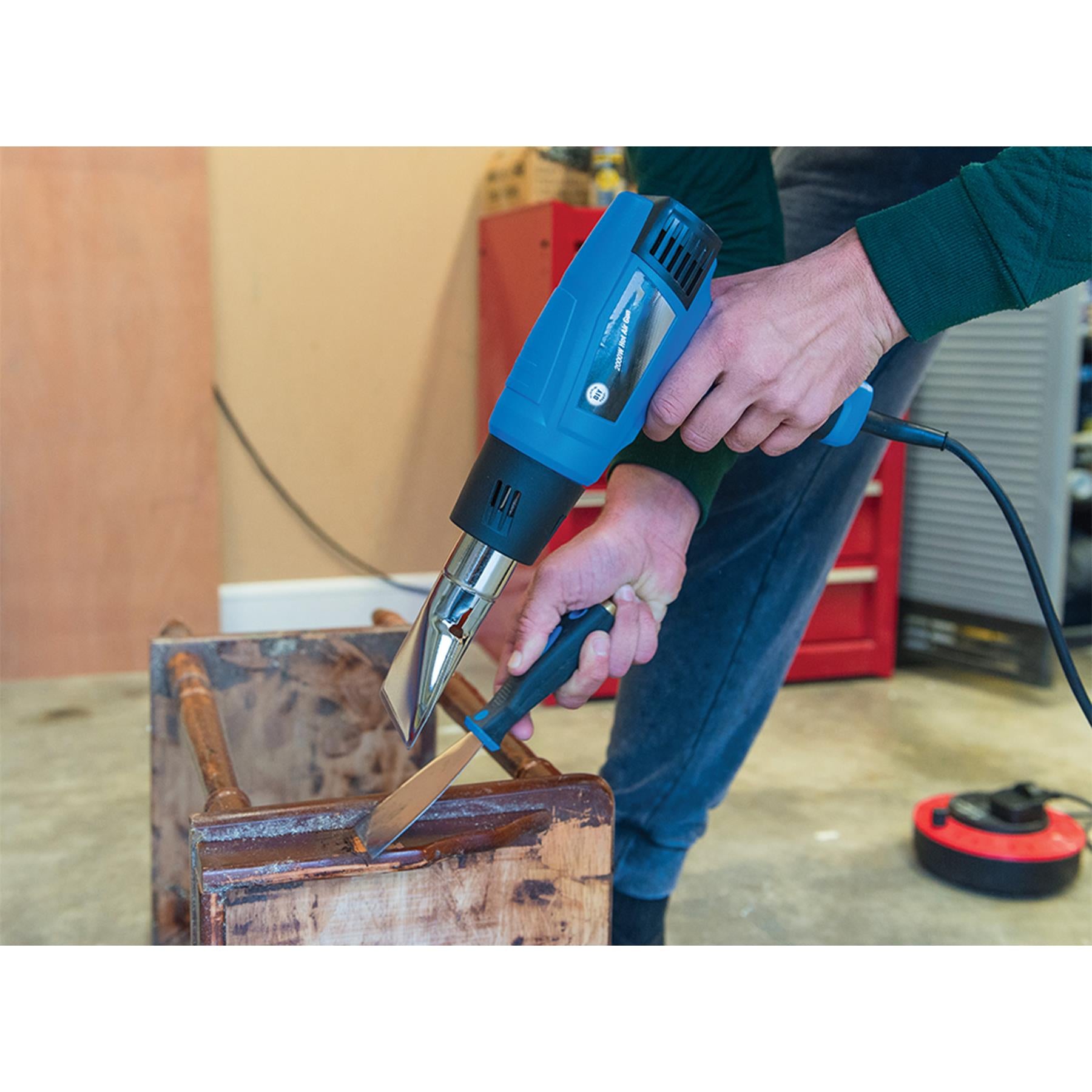 Heavy Duty 2000W Hot Air Heat Gun Paint Wallpaper Remover Stripper Power Tool